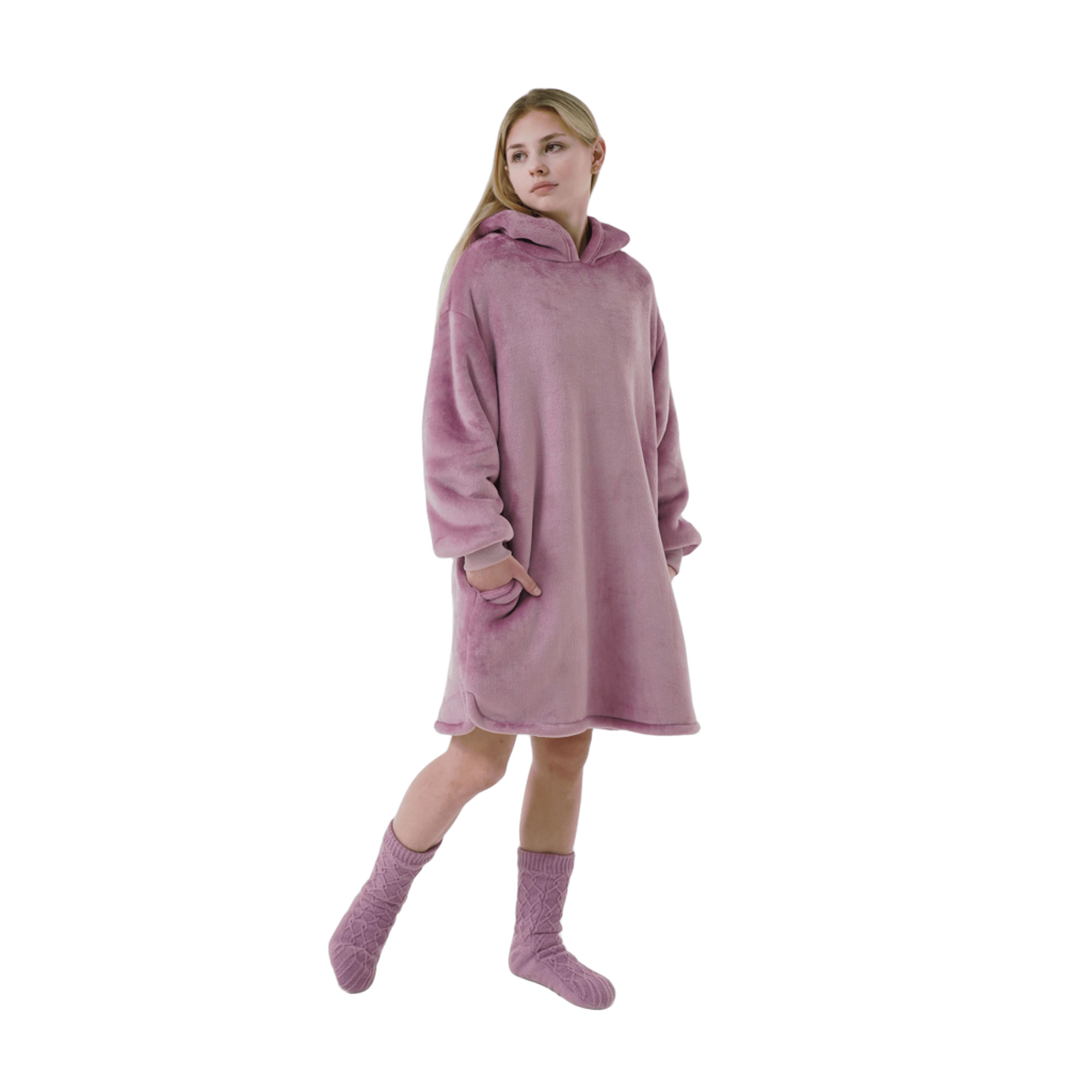 FEM - hoodie 60x90 cm - tienermeisjes - Dusky Orchid - paars