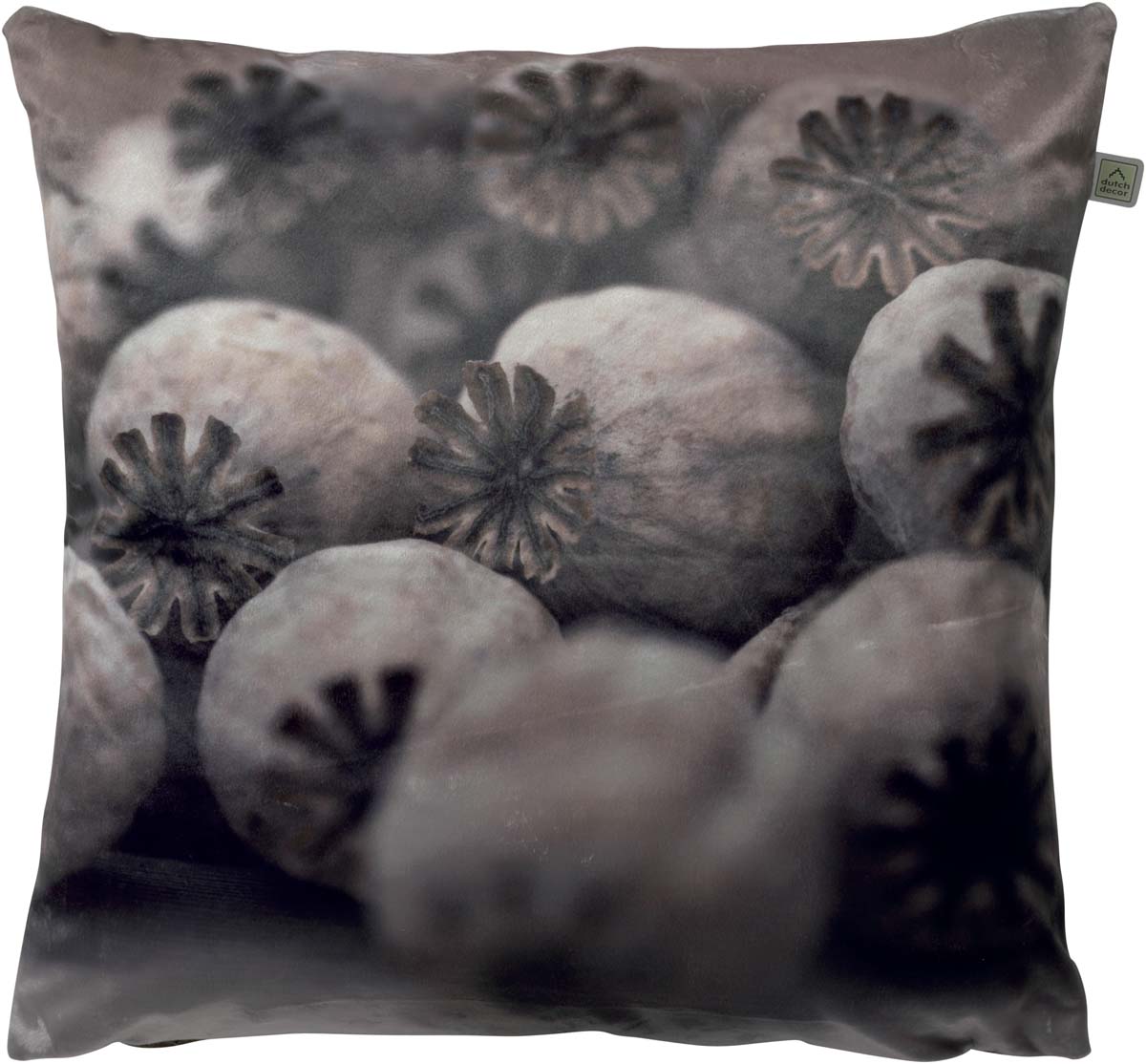 Kussen Poppy 45x45 cm taupe - bruin