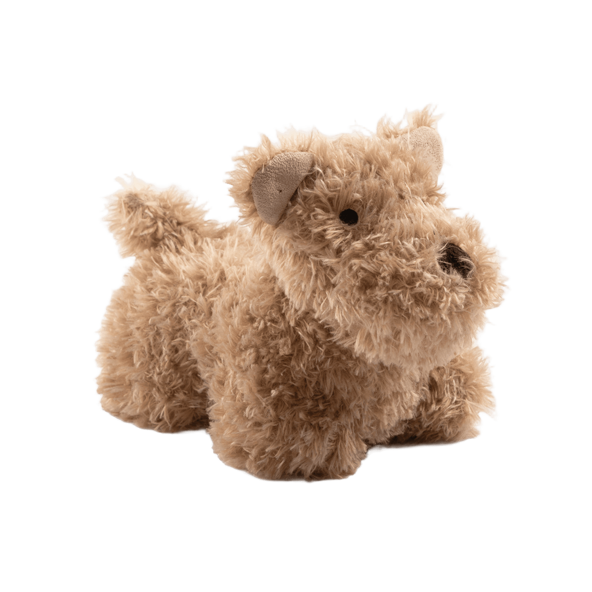 FIKKIE - deurstopper 30x16x17 cm - hond - Lark - beige