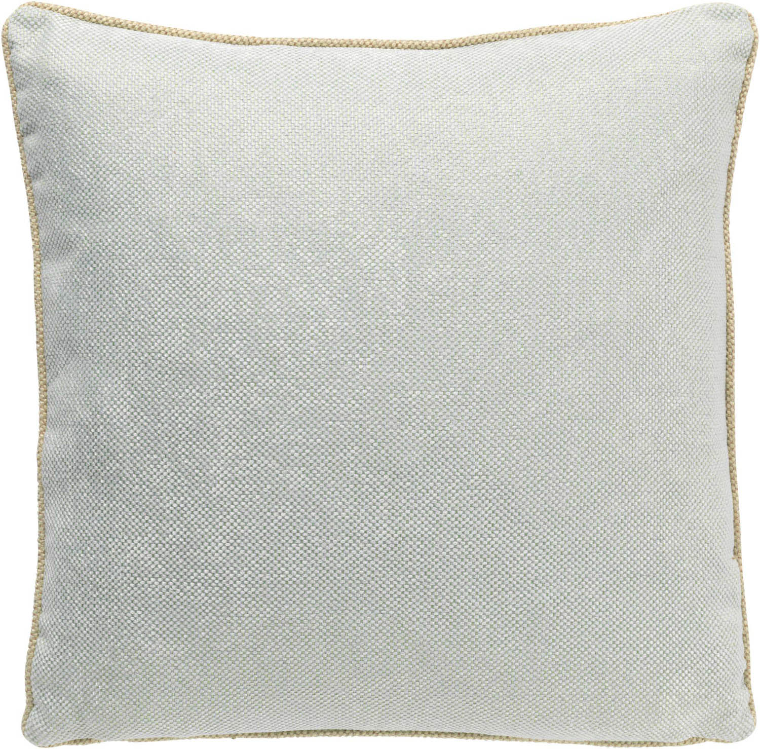 POORTA - Sierkussen 45x45 cm - groen - pistache - beige - effen