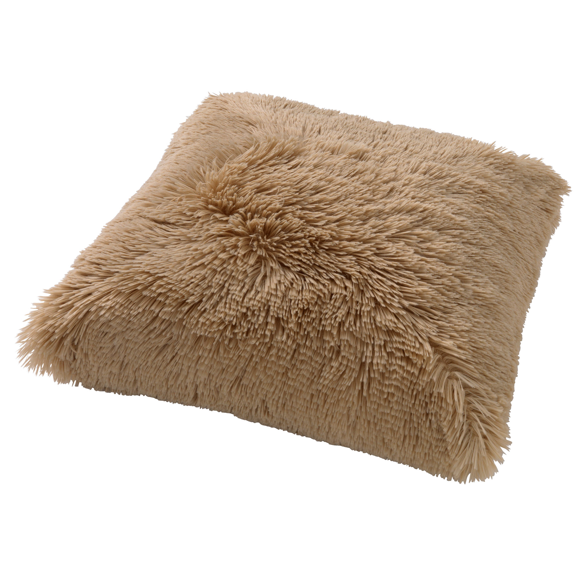 caravan Interpunctie speer FLUFFY - Kussenhoes unikleur 60x60 cm - Pumice Stone - beige | KUSSENHOES |  DDL0212300412