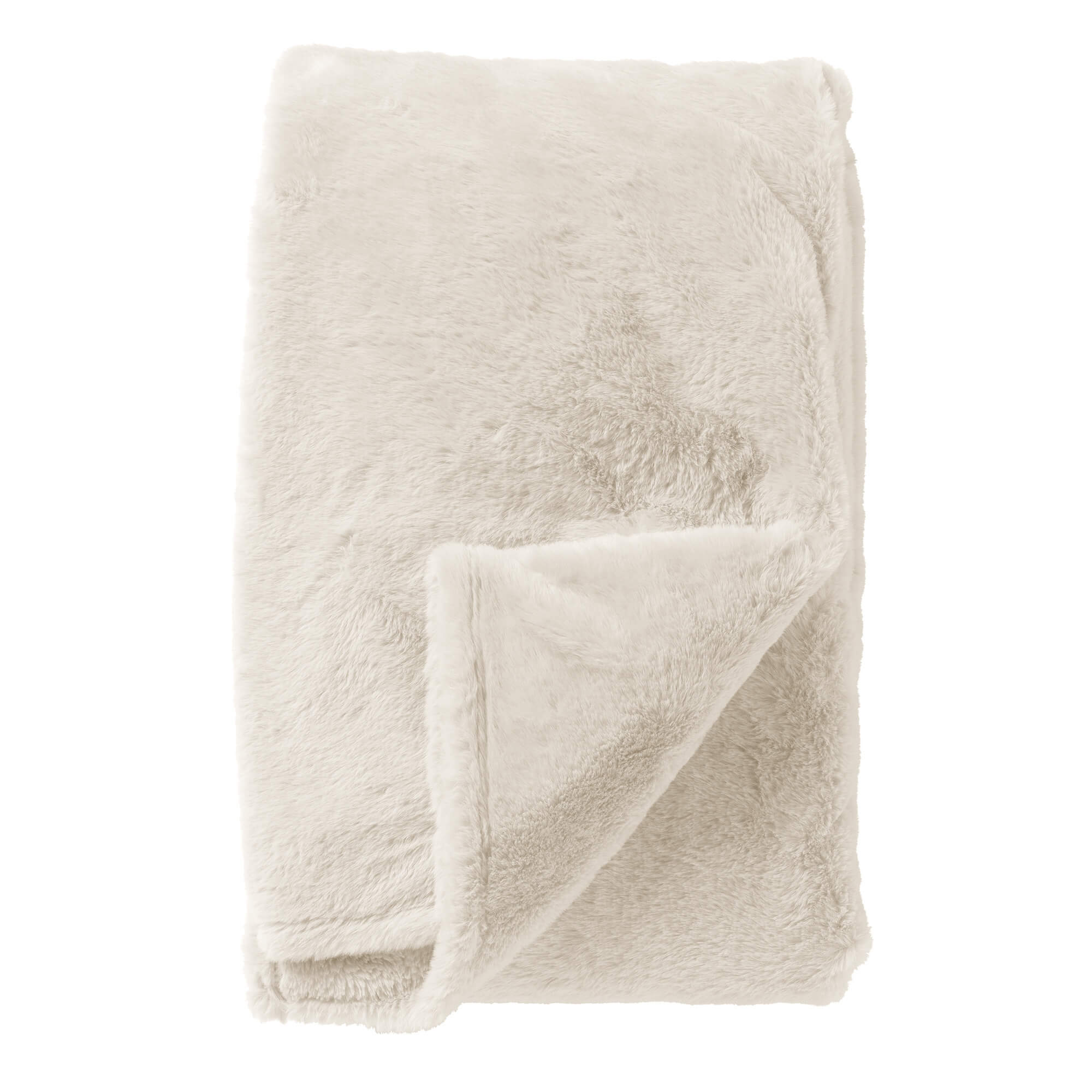 VOORDEELSET - 3-delig - Zaya & Lize - 2 sierkussens 45x45 cm - 1 plaid 140x180 cm - wit