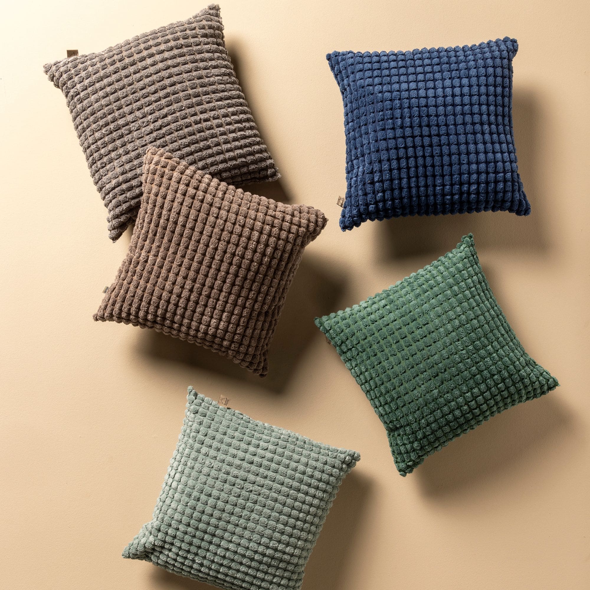 ROME - Sierkussen 45x45 cm - 100% polyester - effen kleur - Sagebrush Green - groen