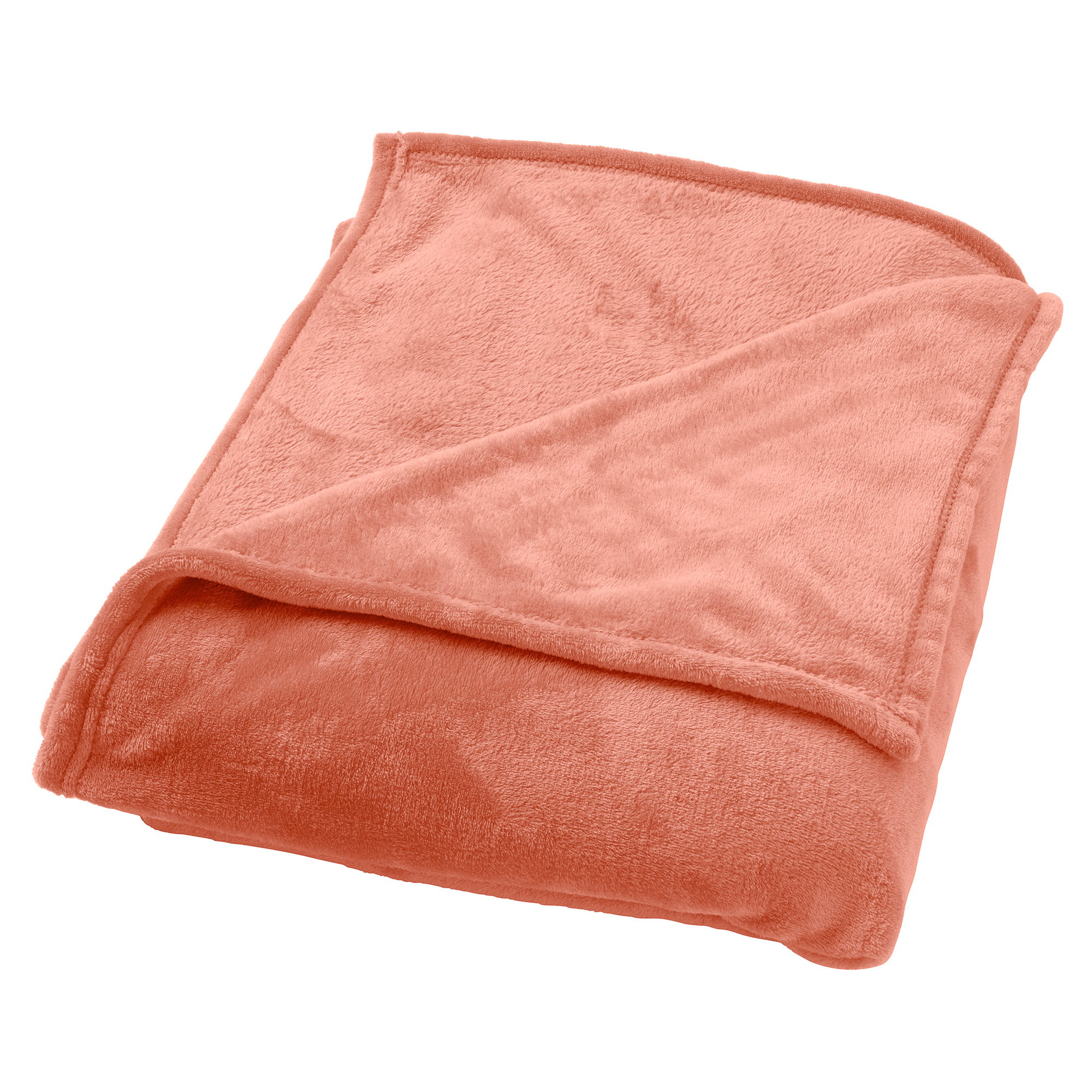CHARLIE - Plaid flannel fleece XL - 200x220 cm - Muted Clay - roze CHARLIE - Plaid flannel fleece XL - 200x220 cm - Muted Clay - roze