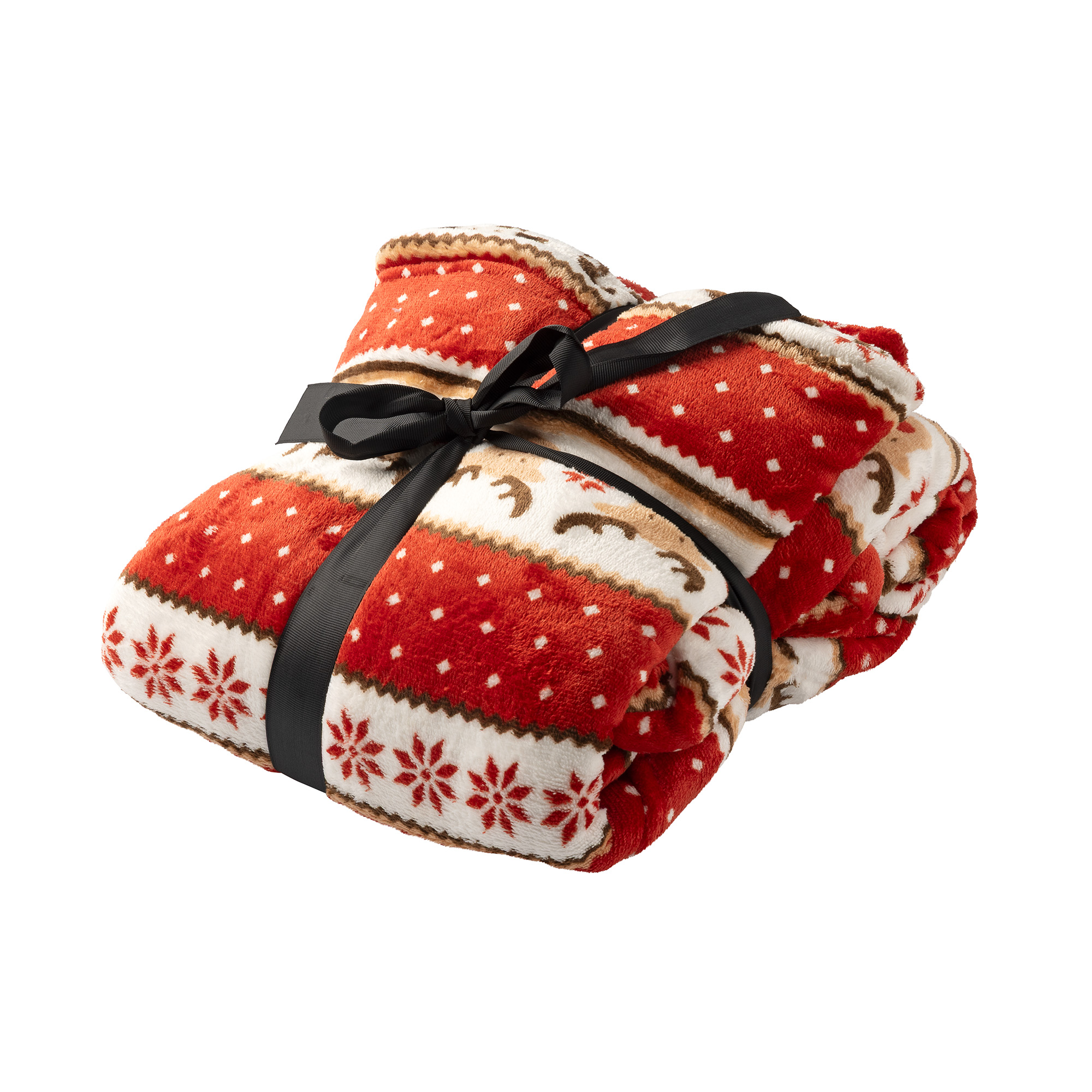 ROWEN - hoodie 70x110 cm - volwassenen - hoodie deken - kerst - Biking Red - rood