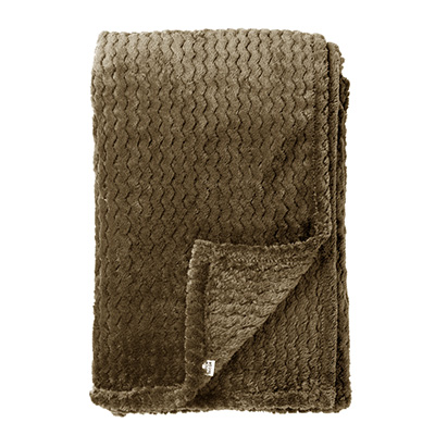 MARA - Plaid 150x200 cm - Military Olive - groen- uni