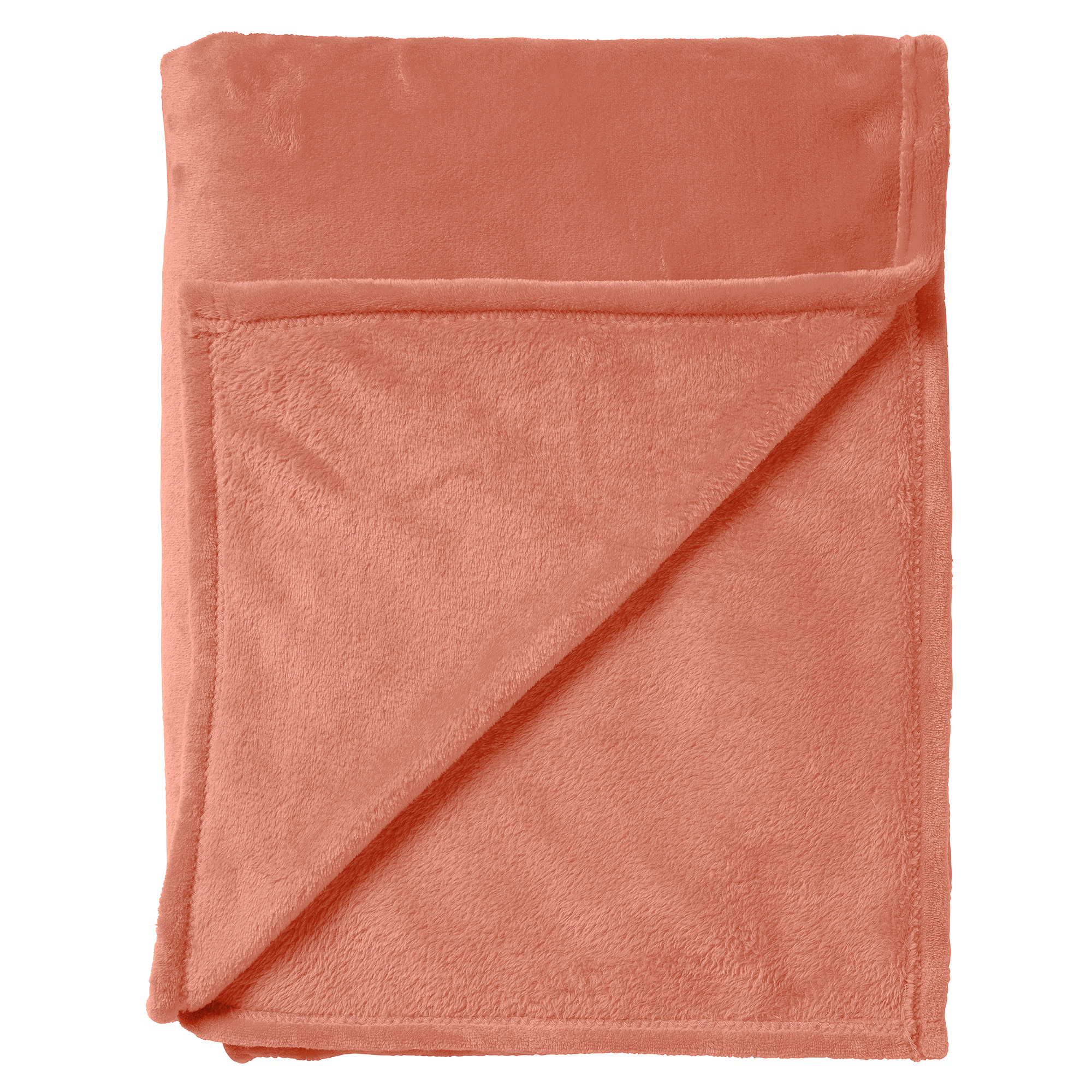 CHARLIE - Plaid flannel fleece XL - 200x220 cm - Muted Clay - roze CHARLIE - Plaid flannel fleece XL - 200x220 cm - Muted Clay - roze