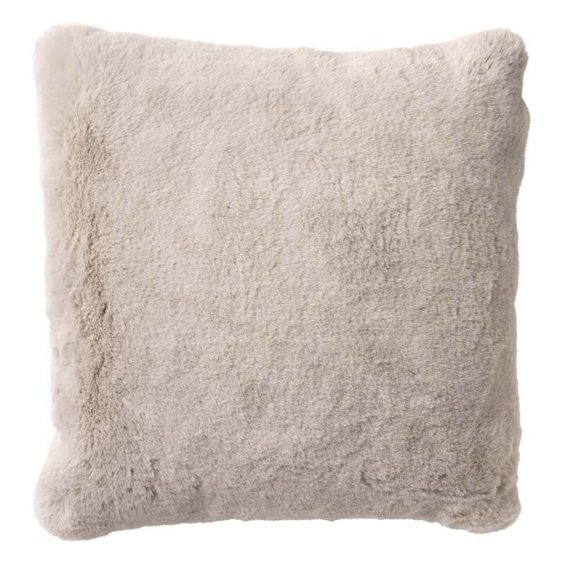 VOORDEELSET - 3-delig - sierkussen 45x45 cm - plaid 150x200 cm - beige