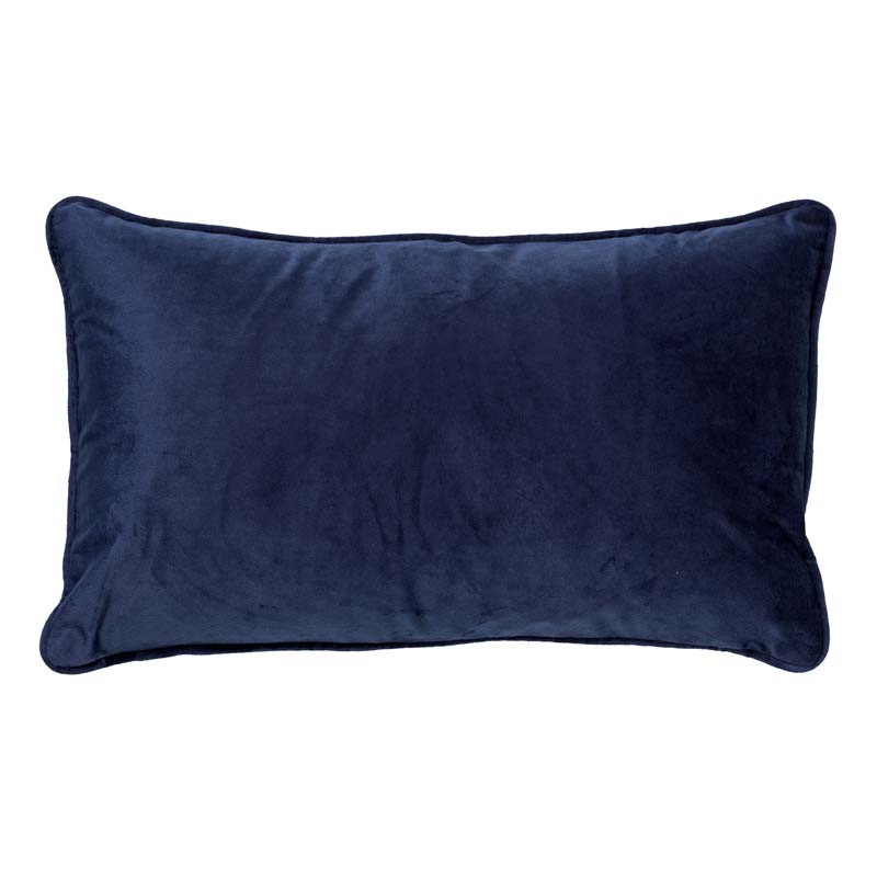 KUSSENSET - 4-delig - 45x45 cm en 30x50 cm - inclusief binnenkussens - blauw, zwart, grijs
