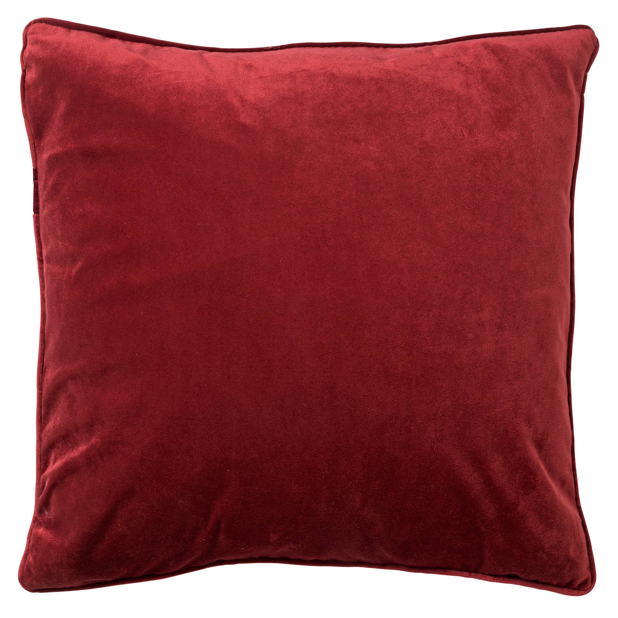 FINN - Sierkussen velvet 60x60 cm -  Merlot - rood