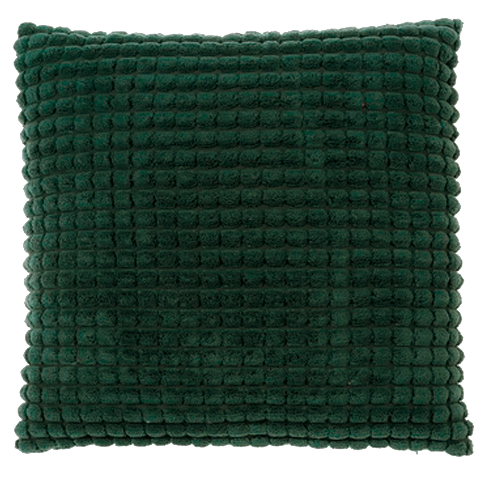 ROME - Sierkussen 45x45 cm - 100% polyester - effen kleur - Mountain View - donkergroen