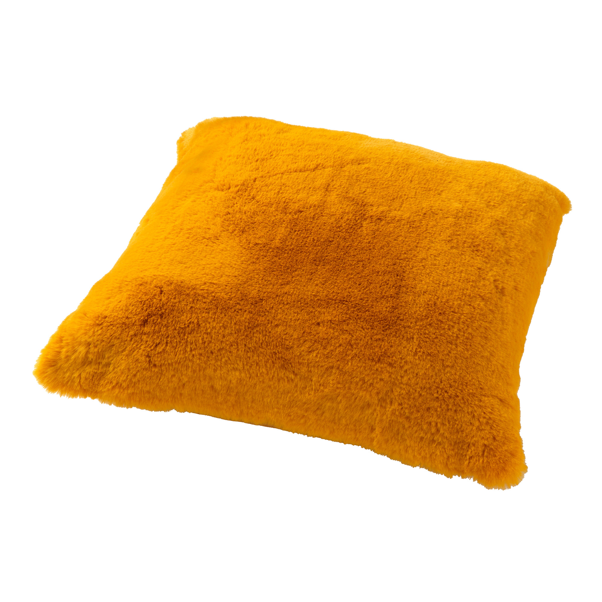 ZAYA - Kussenhoes unikleur 45x45 cm - Golden Glow - geel - superzacht
