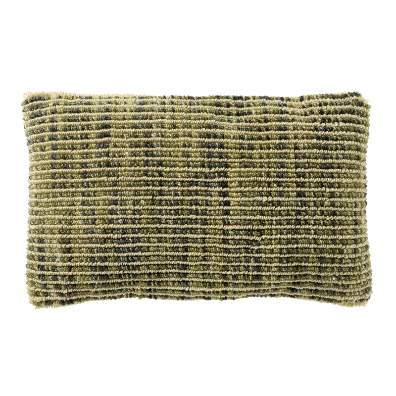 DARIO - Kussenhoes 30x50 cm van 80% recycled polyester - Cardamom Seed - groen