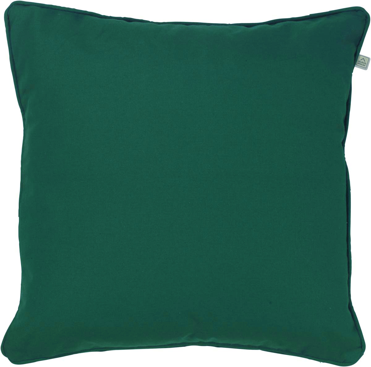 JAVA - Sierkussen XL - katoen - 70x70 cm - smaragd groen - lounge kussen