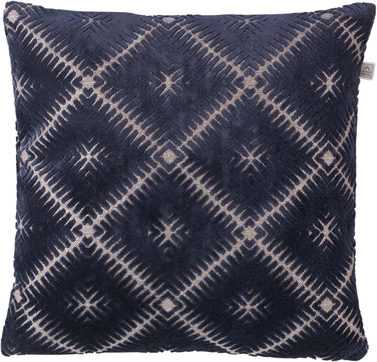 ASWAN - Sierkussen donkerblauw 45x45 cm