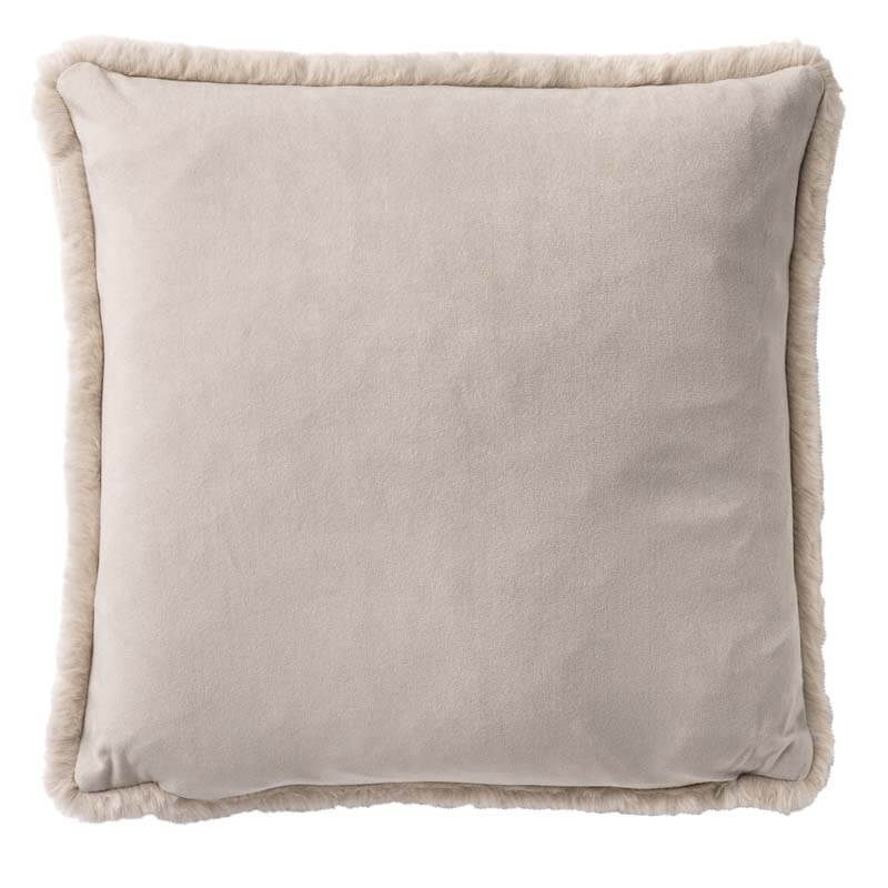 VOORDEELSET - 3-delig - sierkussen 45x45 cm - plaid 150x200 cm - beige