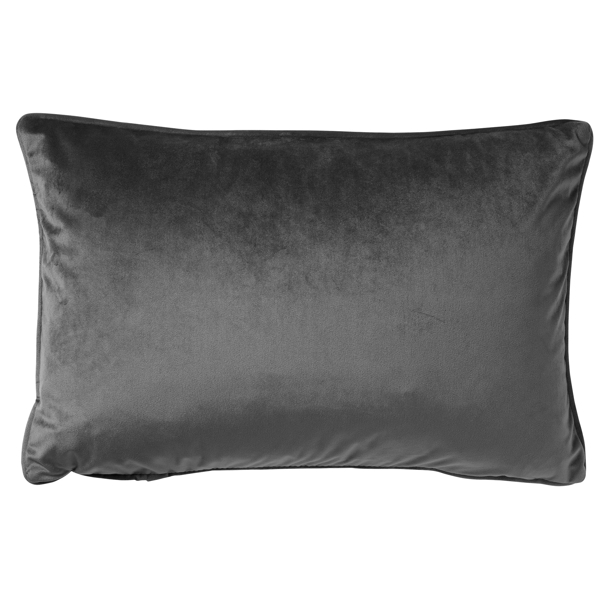 FINN - Coussin en velours 40x60 cm - Charcoal Gray - anthracite