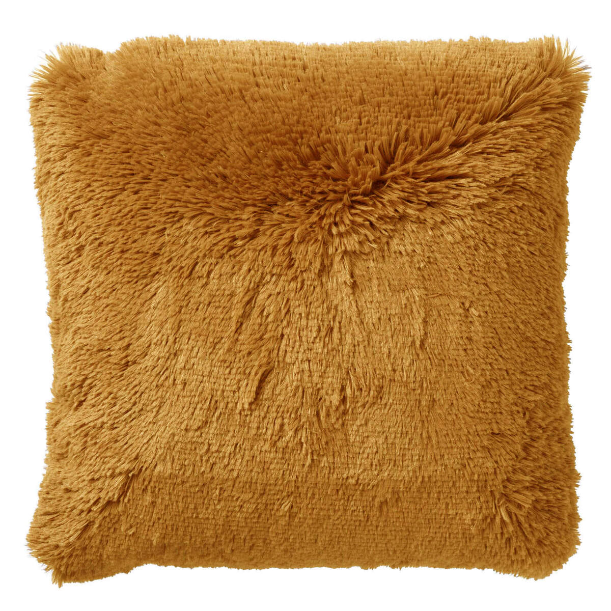 FLUFFY - Sierkussen 60x60 cm - superzacht - effen kleur - Chai Tea