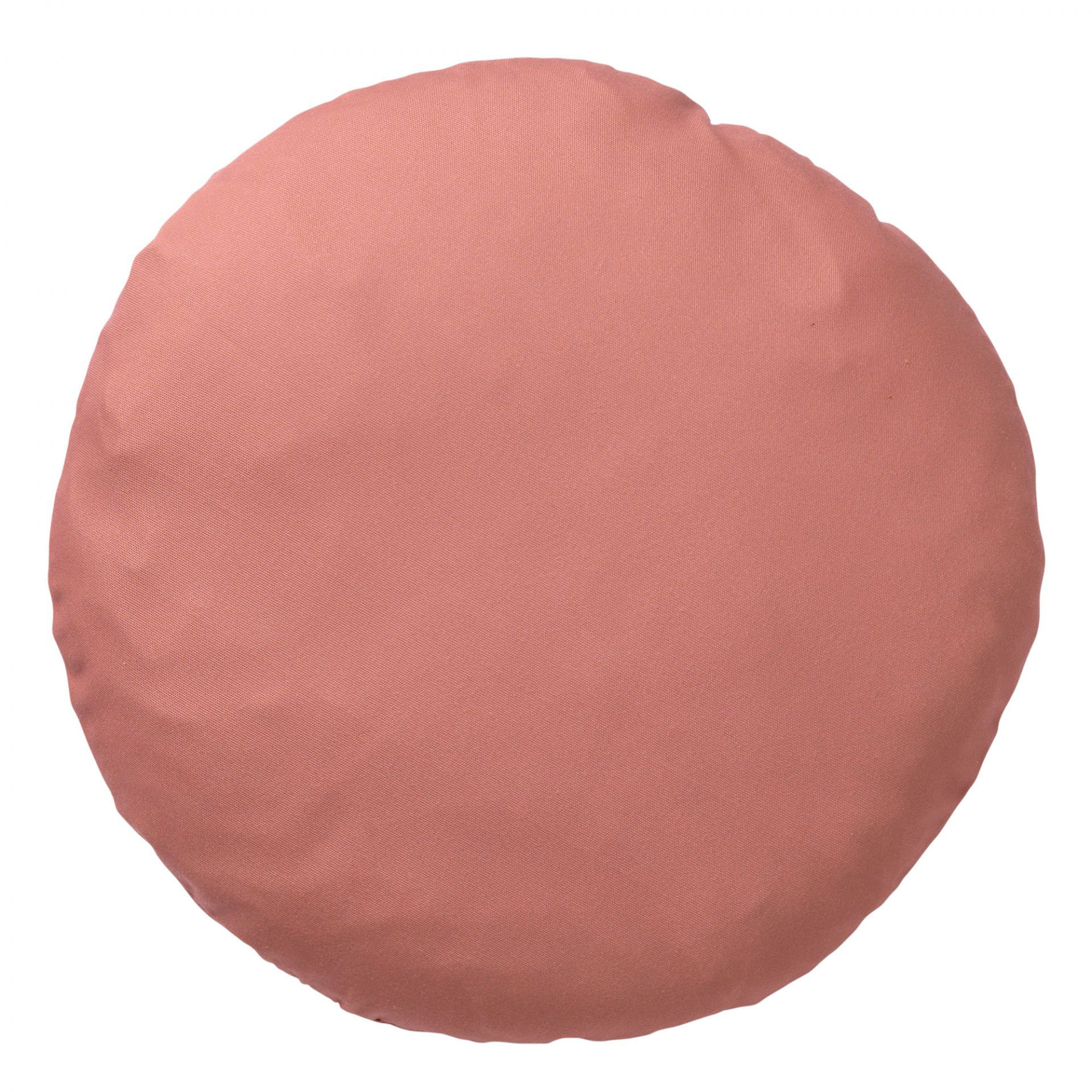 SOL - Sierkussen rond outdoor Ø40 cm Muted Clay - waterafstotend en uv-bestendig - roze