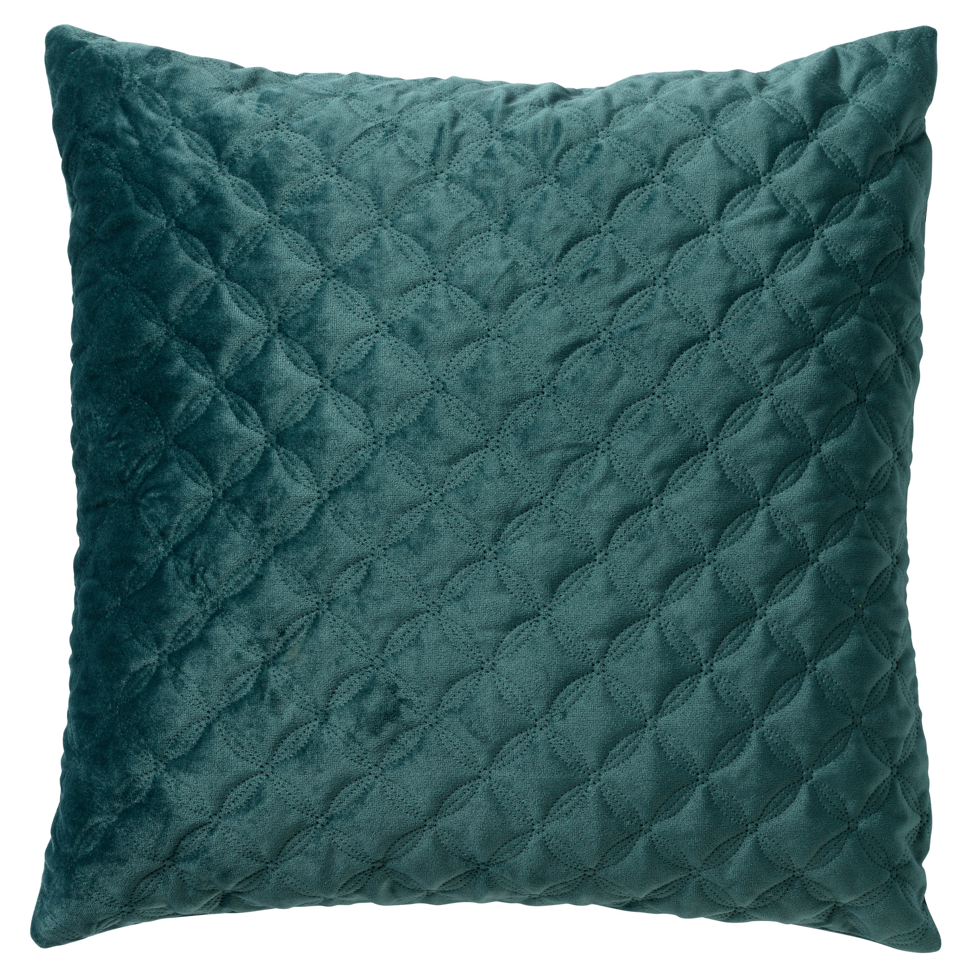 HARON - Sierkussen velvet 45x45 cm - Sagebrush Green - groen - effen