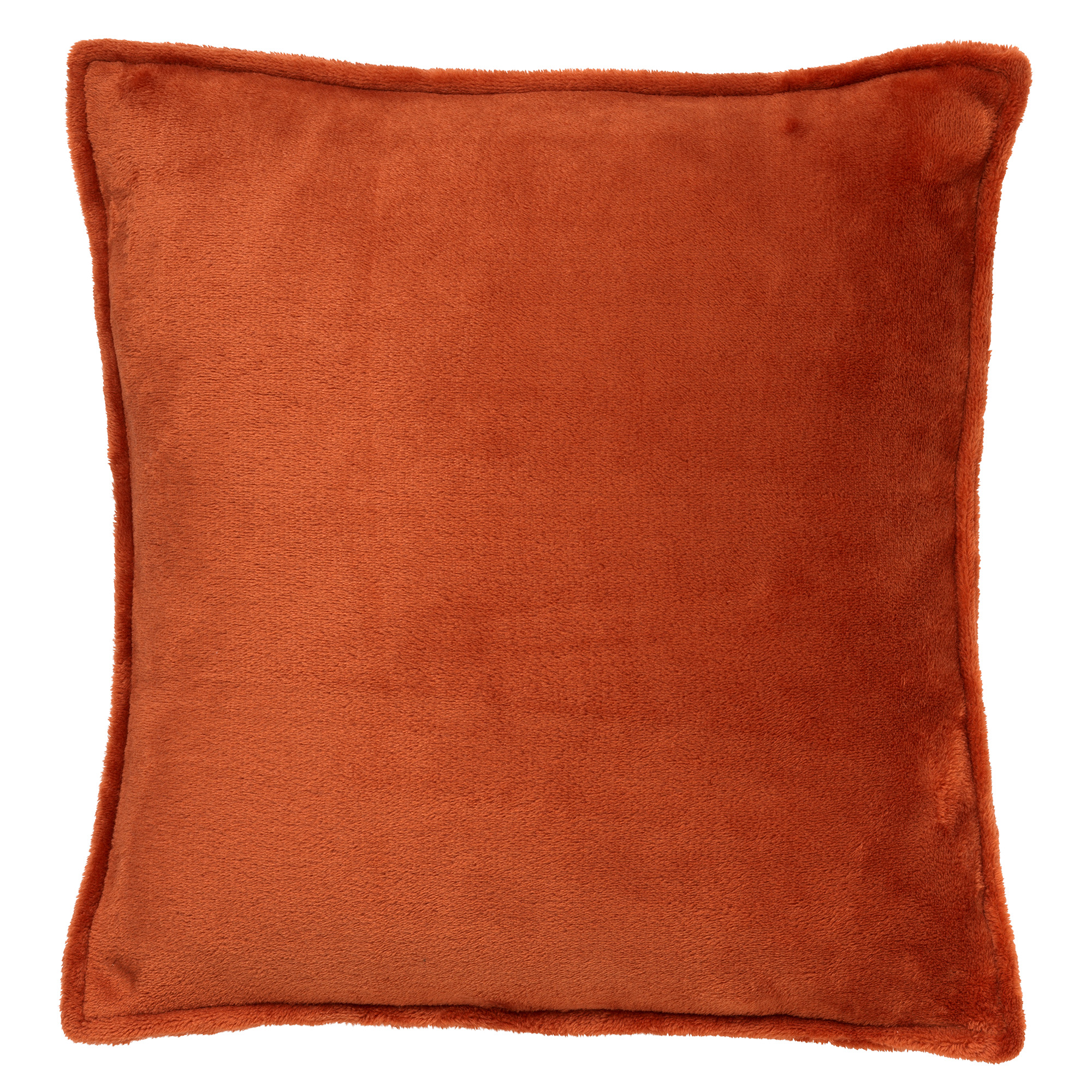 CILLY - Kussenhoes fleece 45x45 cm - Potters Clay - oranje CILLY - Kussenhoes fleece 45x45 cm - Potters Clay - oranje