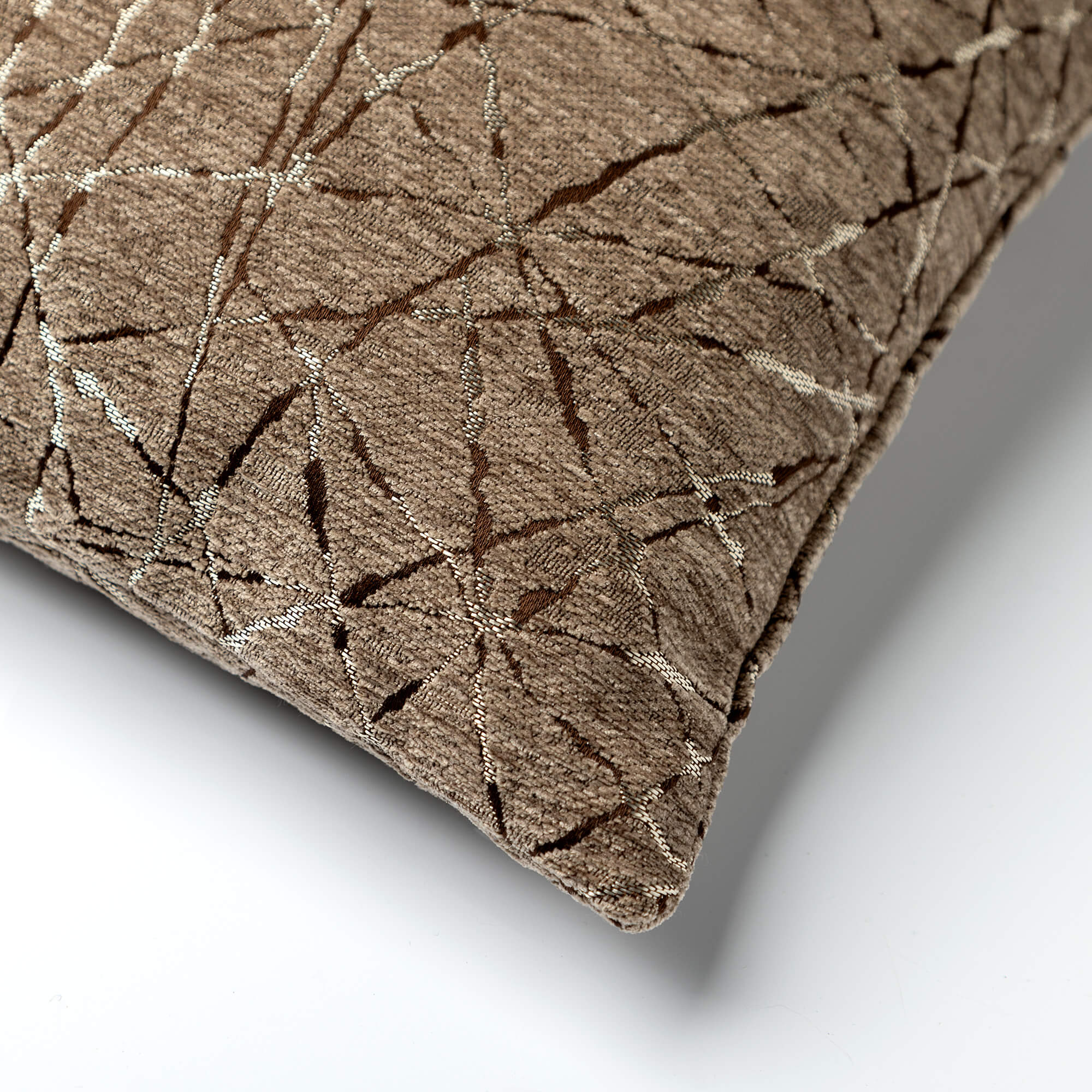 Odette | Coussin 45x45 cm | Sepia Tint | Marron | Hoii | Avec coussin intérieur de luxe
