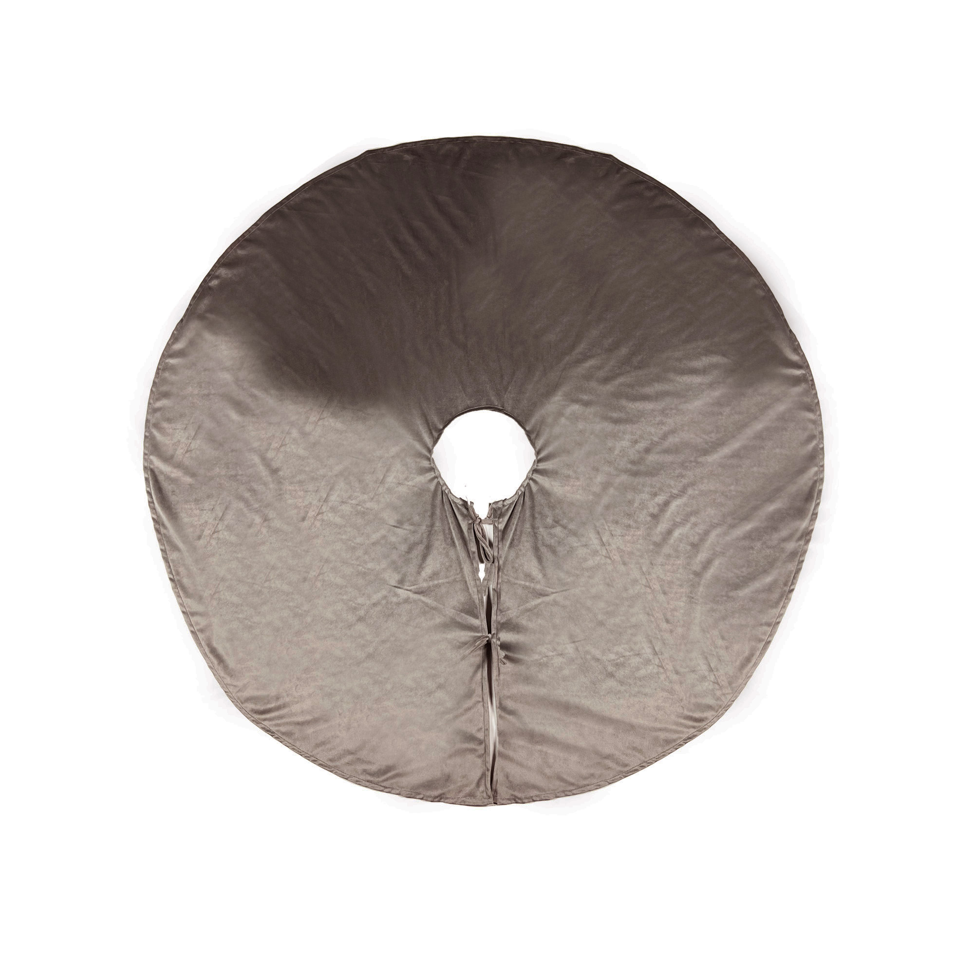 LUMI - Kerstboomrok  - Ø120 cm - velvet - Driftwood - taupe