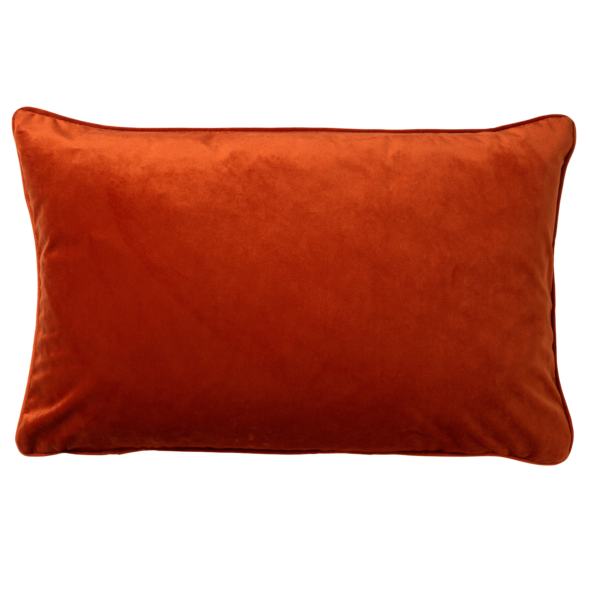 FINN - Kussenhoes 40x60 cm - velvet - effen kleur - Potters Clay - oranje