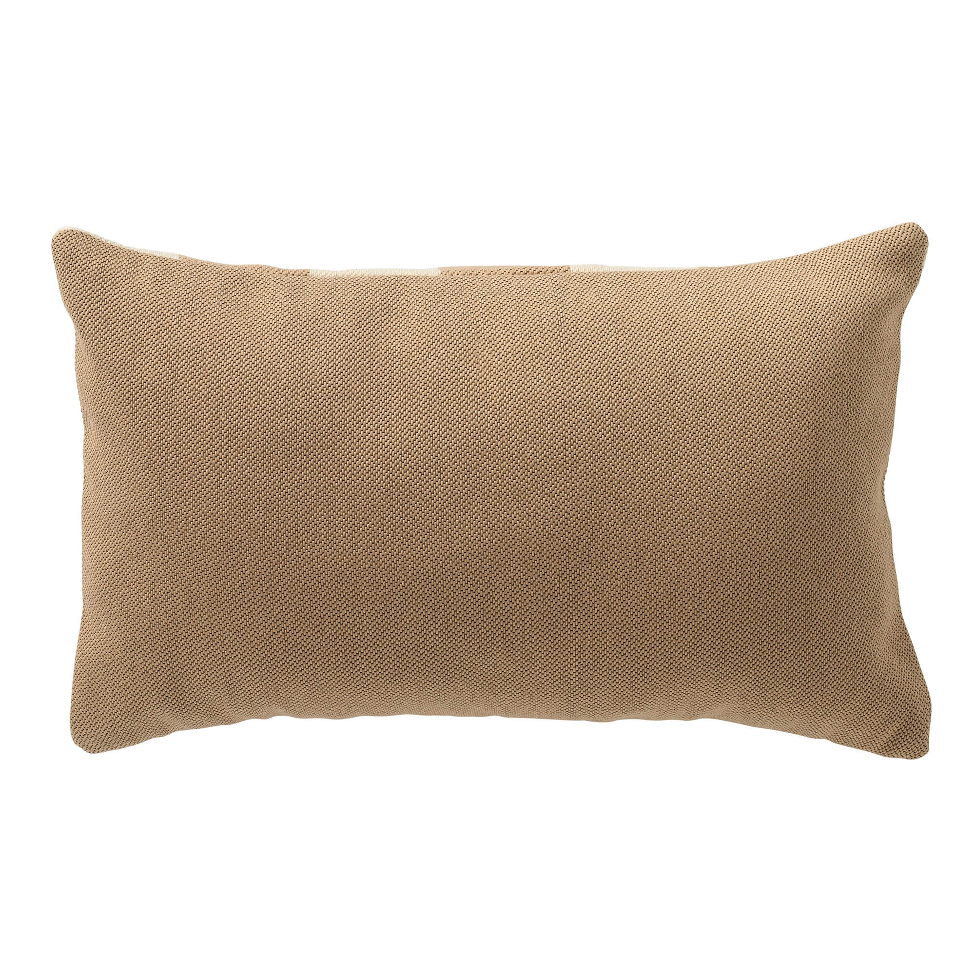 CYRUS - Buitenkussen 30x50 cm - waterafstotend en uv-bestendig - gestreept - Irish Cream - beige