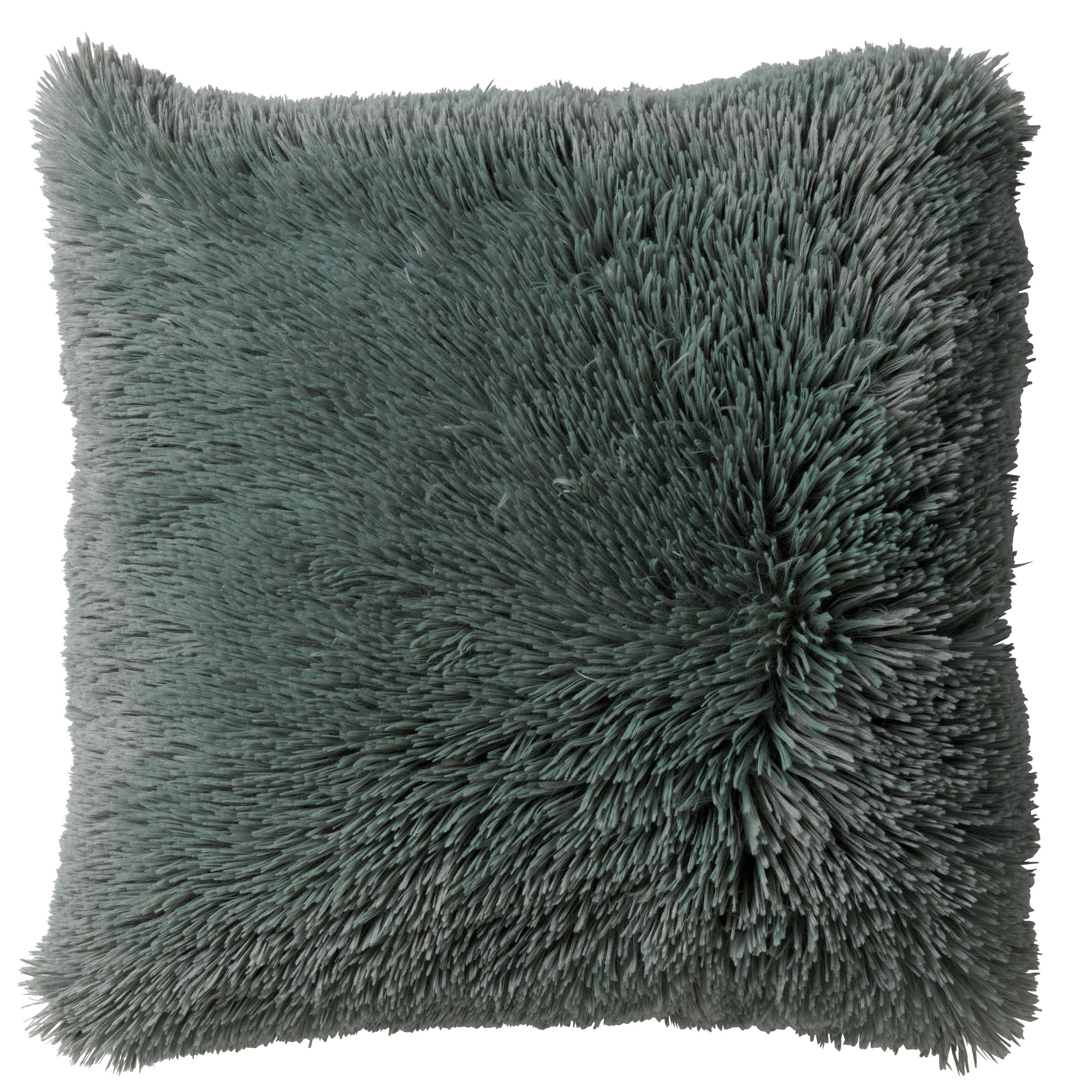 FLUFFY - Sierkussen 45x45 cm - superzacht - effen kleur - Jadeite - lichtgroen