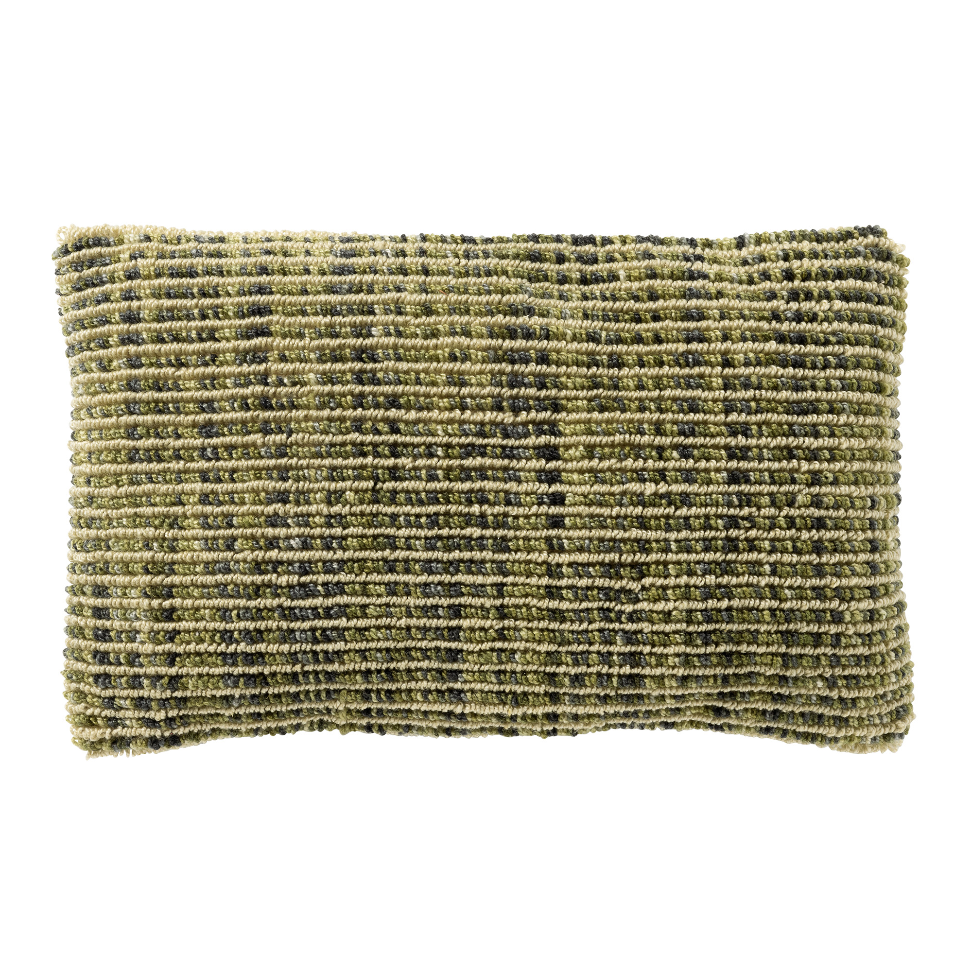 DARIO - Sierkussen 30x50 cm met kussenhoes van 80% recycled polyester - Cardamom Seed - groen