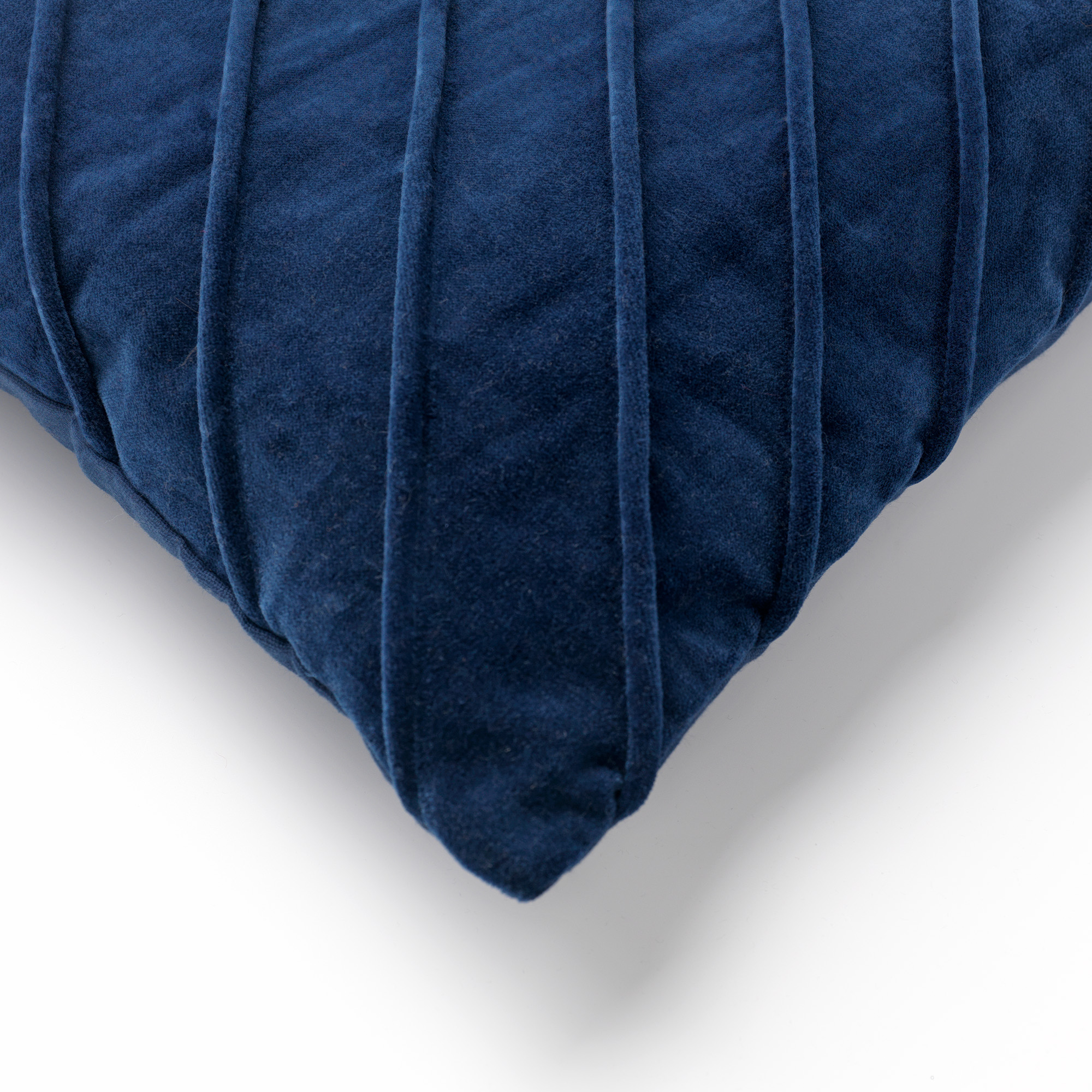 PACO - Kussenhoes velvet 40x60 cm Insignia Blue - blauw