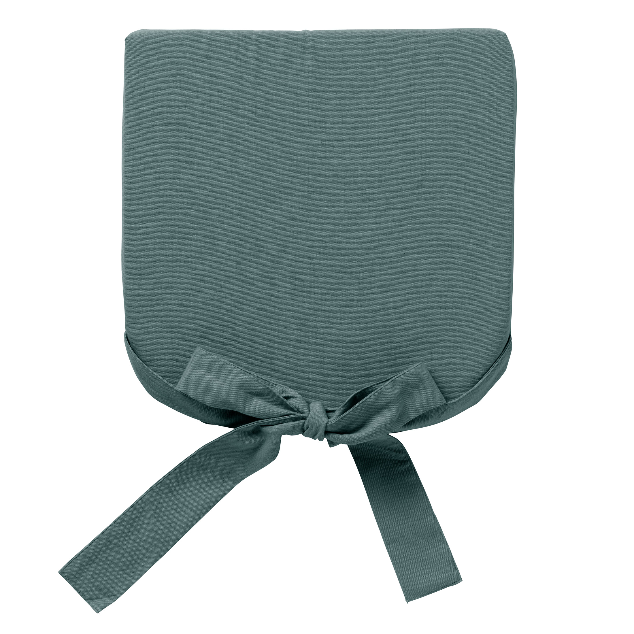 JAVA - Stoelkussen 40x40 cm - met lint - Sagebrush Green - groen