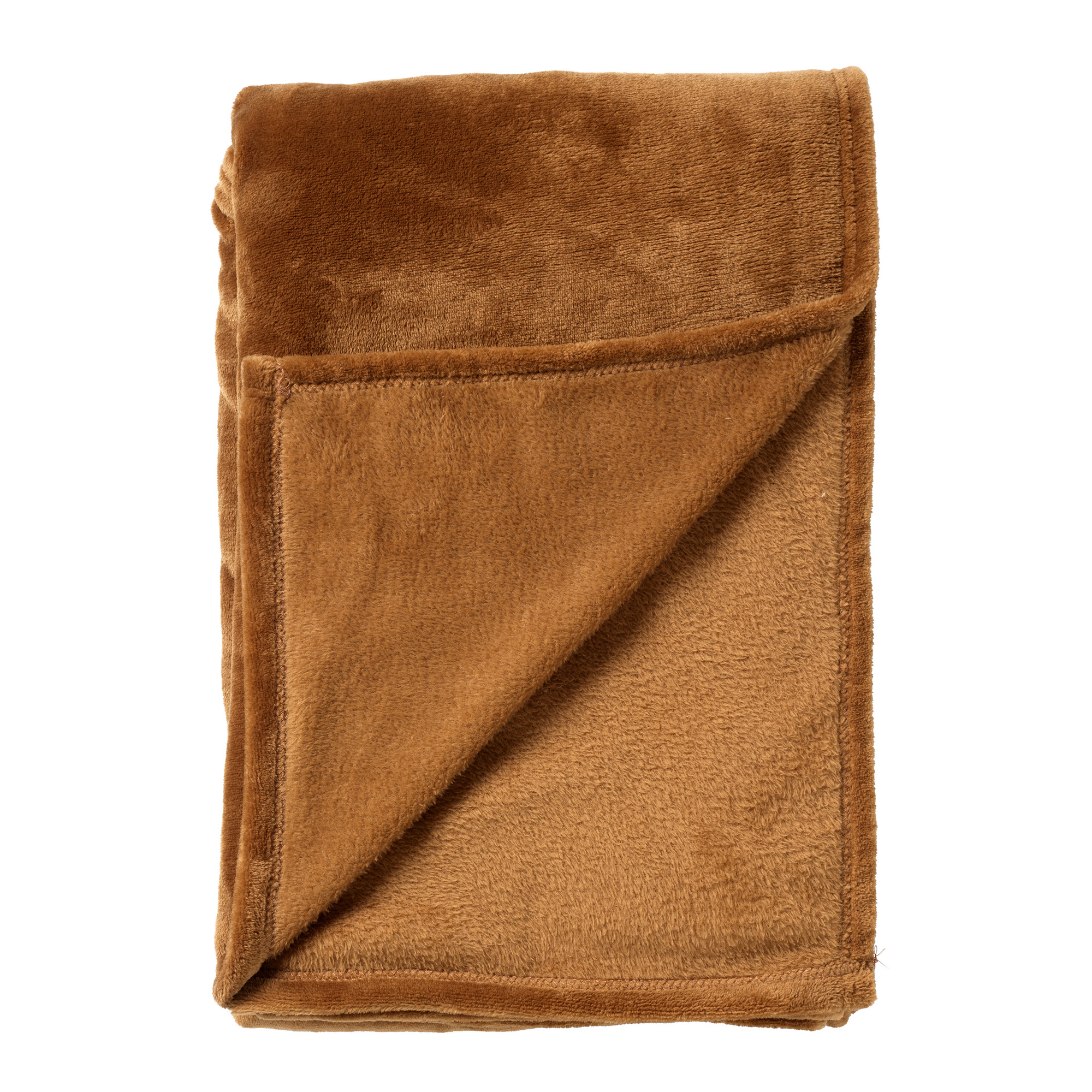 CHARLIE - Plaid flannel fleece XL - 200x220 cm - Tobacco Brown - bruin CHARLIE - Plaid flannel fleece XL - 200x220 cm - Tobacco Brown - bruin