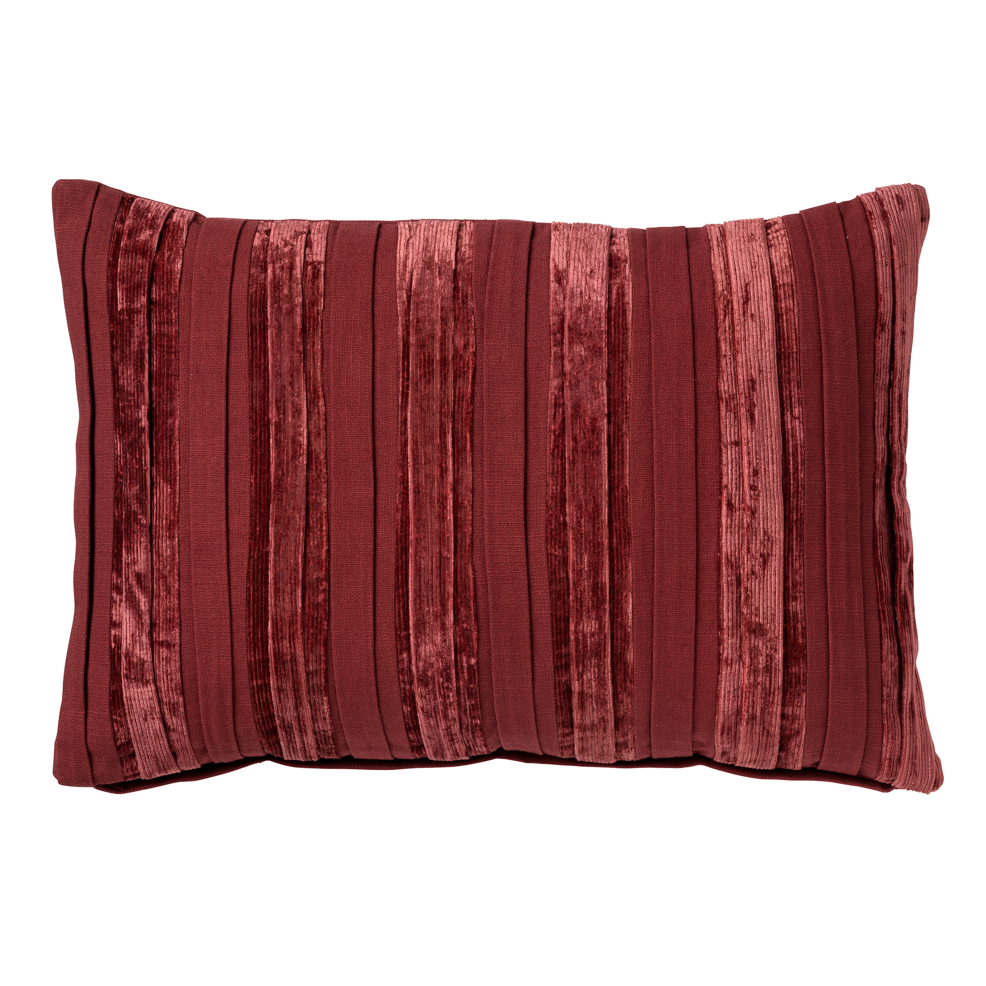 ESTELLA | Sierkussen 40x60 cm | Merlot | Rood | Hoii | met duurzame kussenvulling