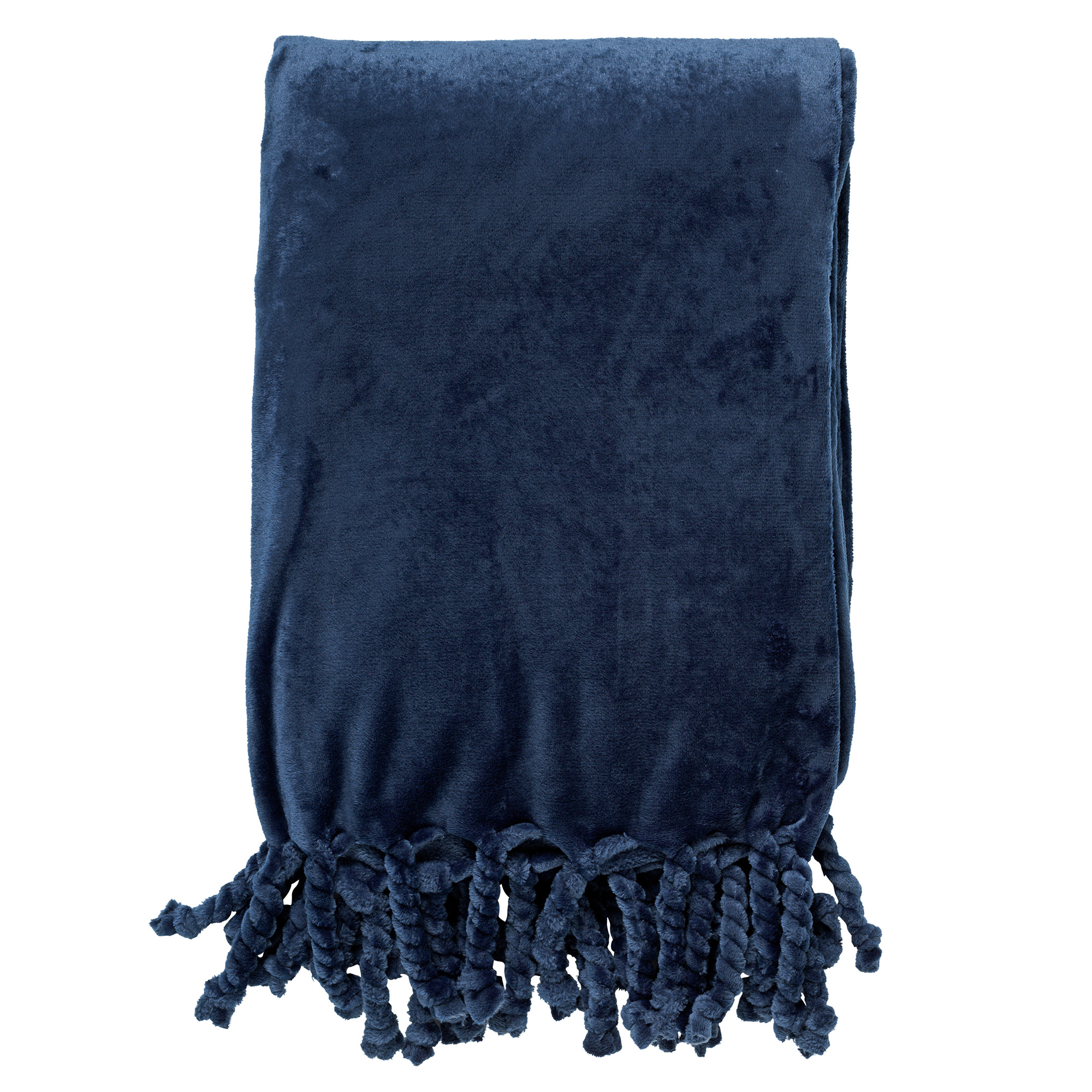 FLORIJN - Plaid van fleece 150x200 cm Insignia Blue - blauw