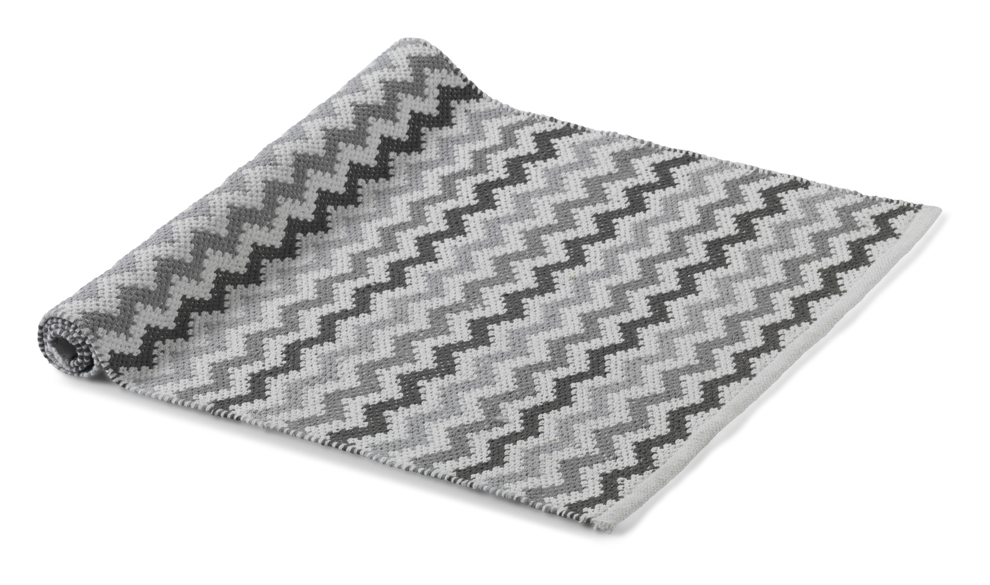 HANNE - Vloermat Multi Gray 75x120 cm