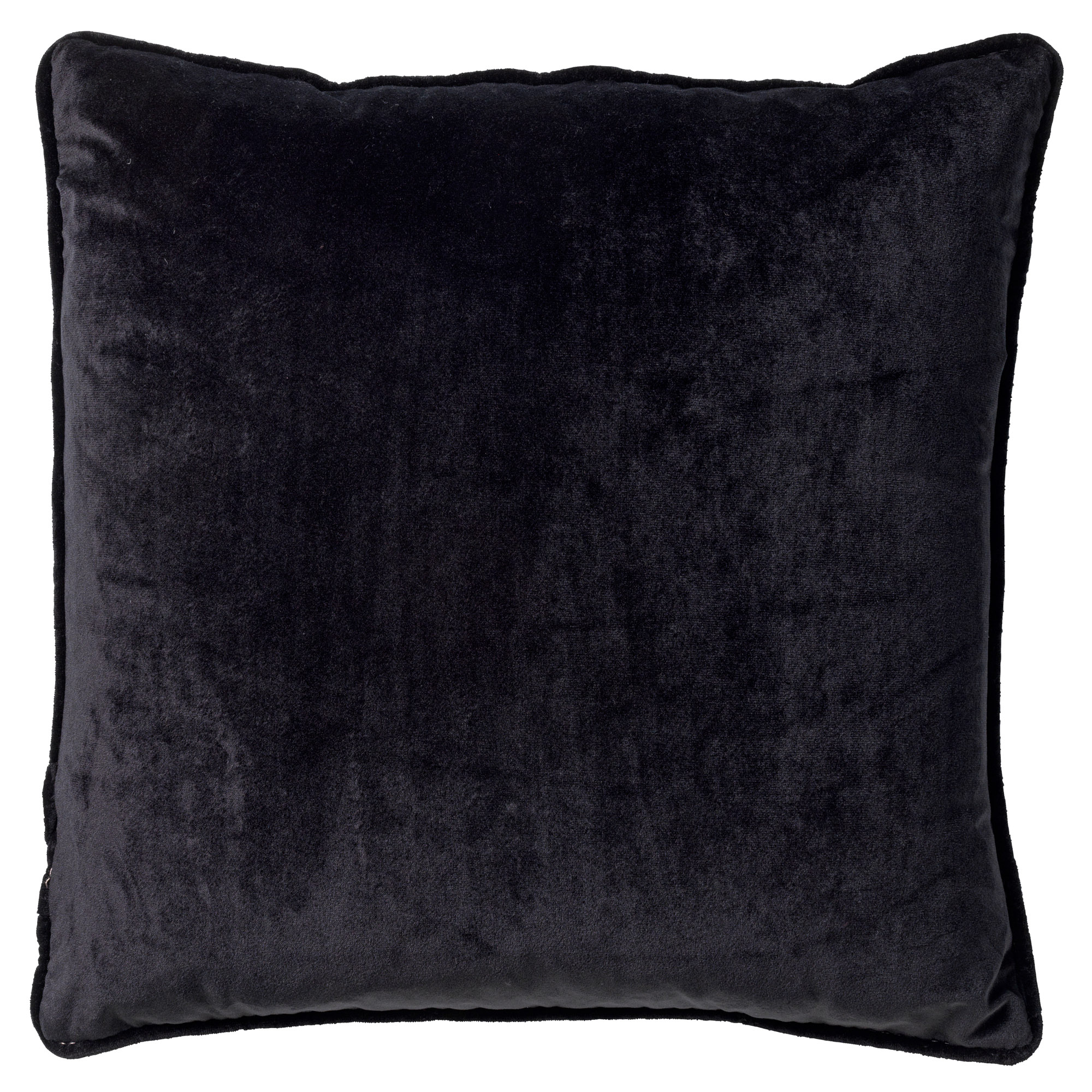 FINNA - Kussenhoes 100% gerecycled polyester - Eco Line collectie 45x45 cm - Raven - zwart