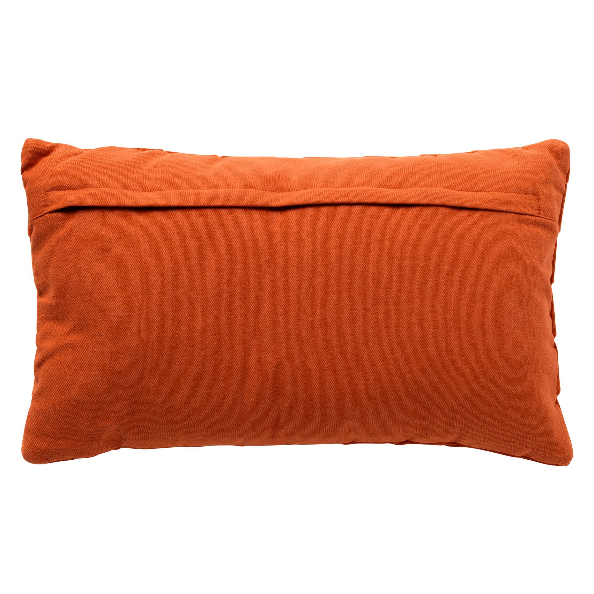 FEMM – Sierkussen 30x50 cm - velvet - effen kleur - Potters Clay - oranje