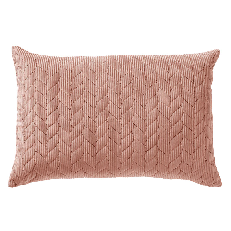 NORA - Sierkussen 40x60 cm - 3D patroon - heerlijk zacht - Cork - roze