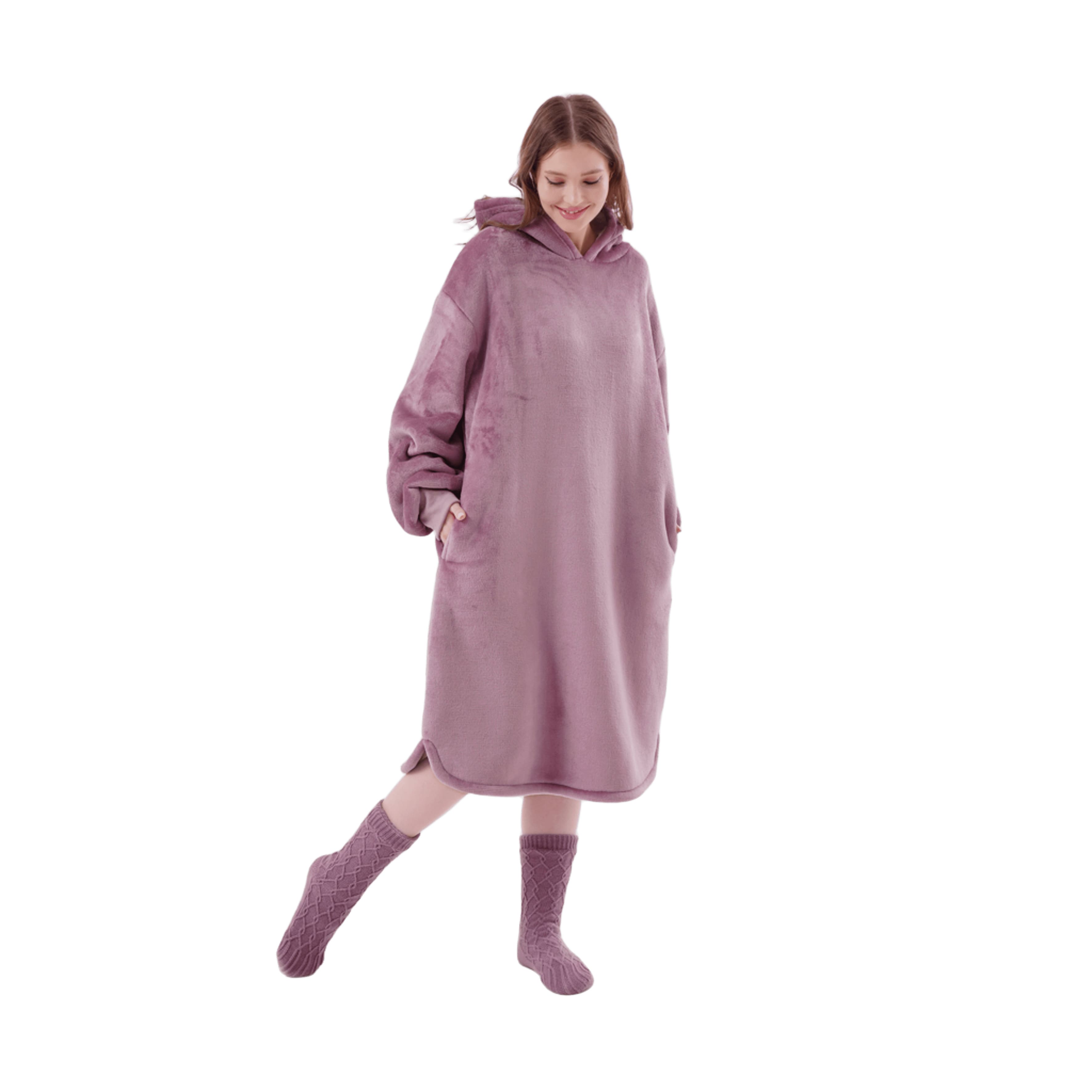FEM - hoodie 70x110 cm - dames - Dusky Orchid - paars