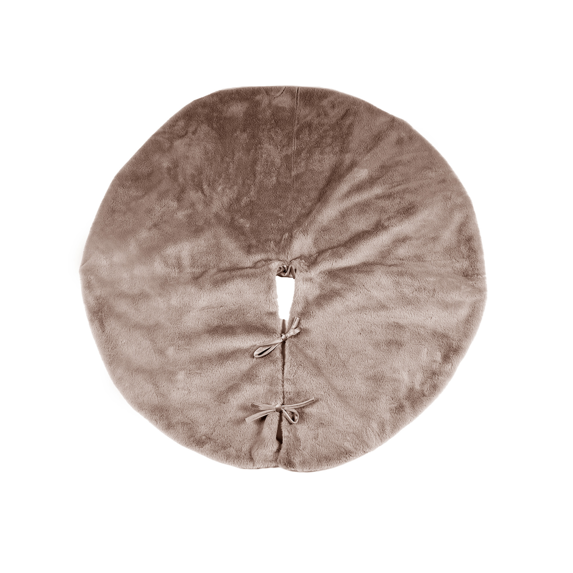 YUKI - Kerstboomrok  - Ø115 cm - imitatiebont - Driftwood - taupe