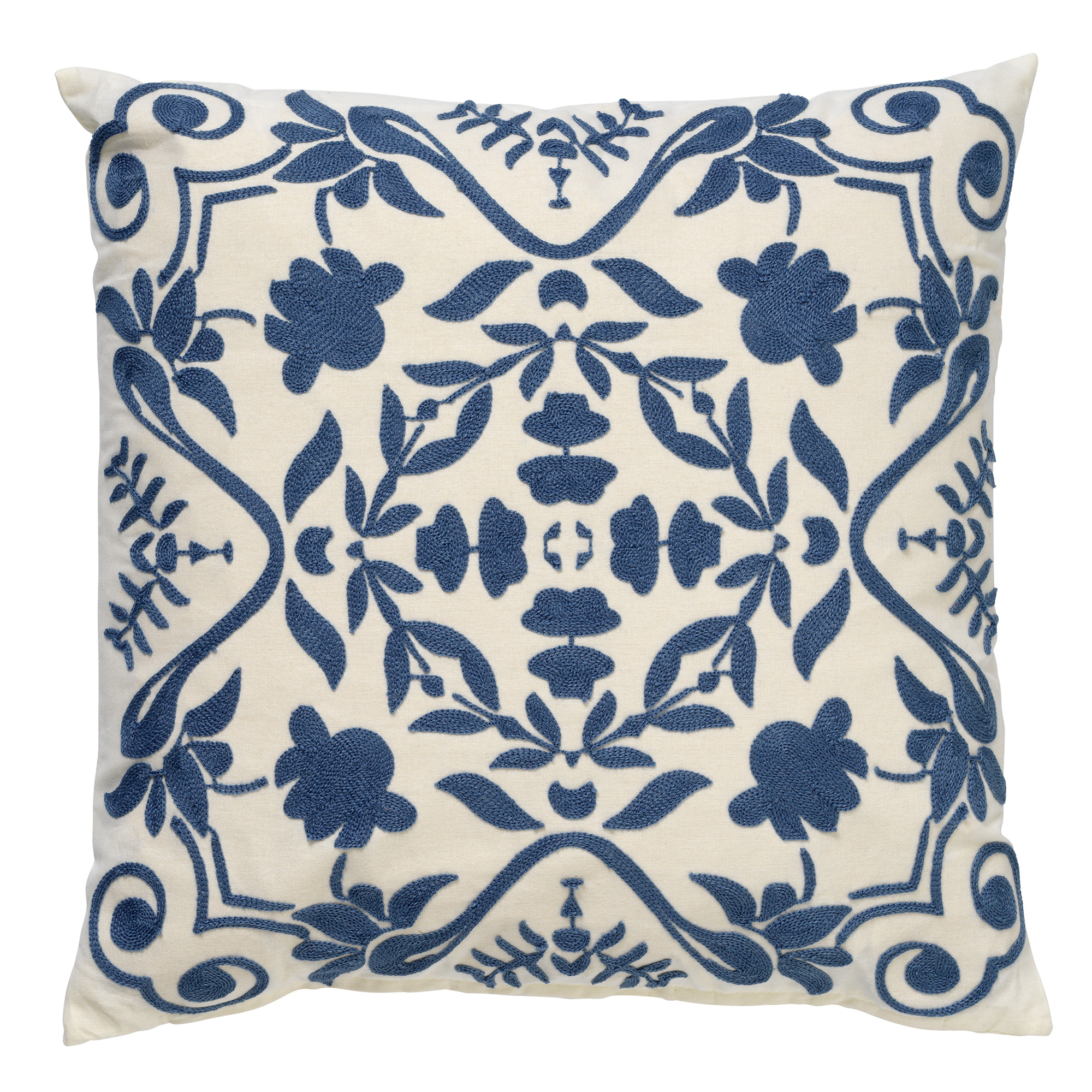 Voorkeursbehandeling fonds been MENA - Kussenhoes katoen - 45x45 cm - Provincial Blue - blauw | KUSSENHOES  | DDL0210300614