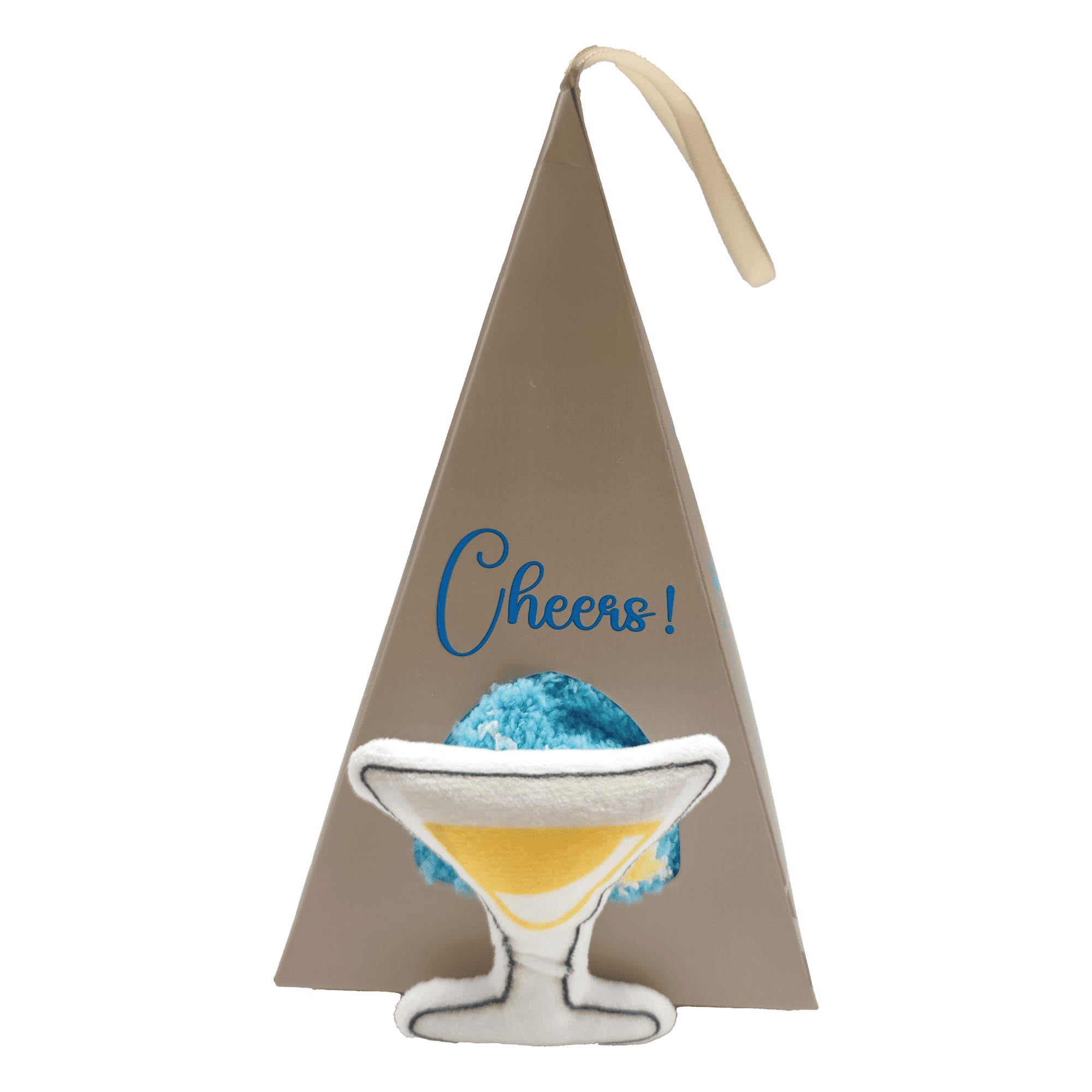 FUNNY COCKTAIL  huissokken - one size - Blue Mist - blauw