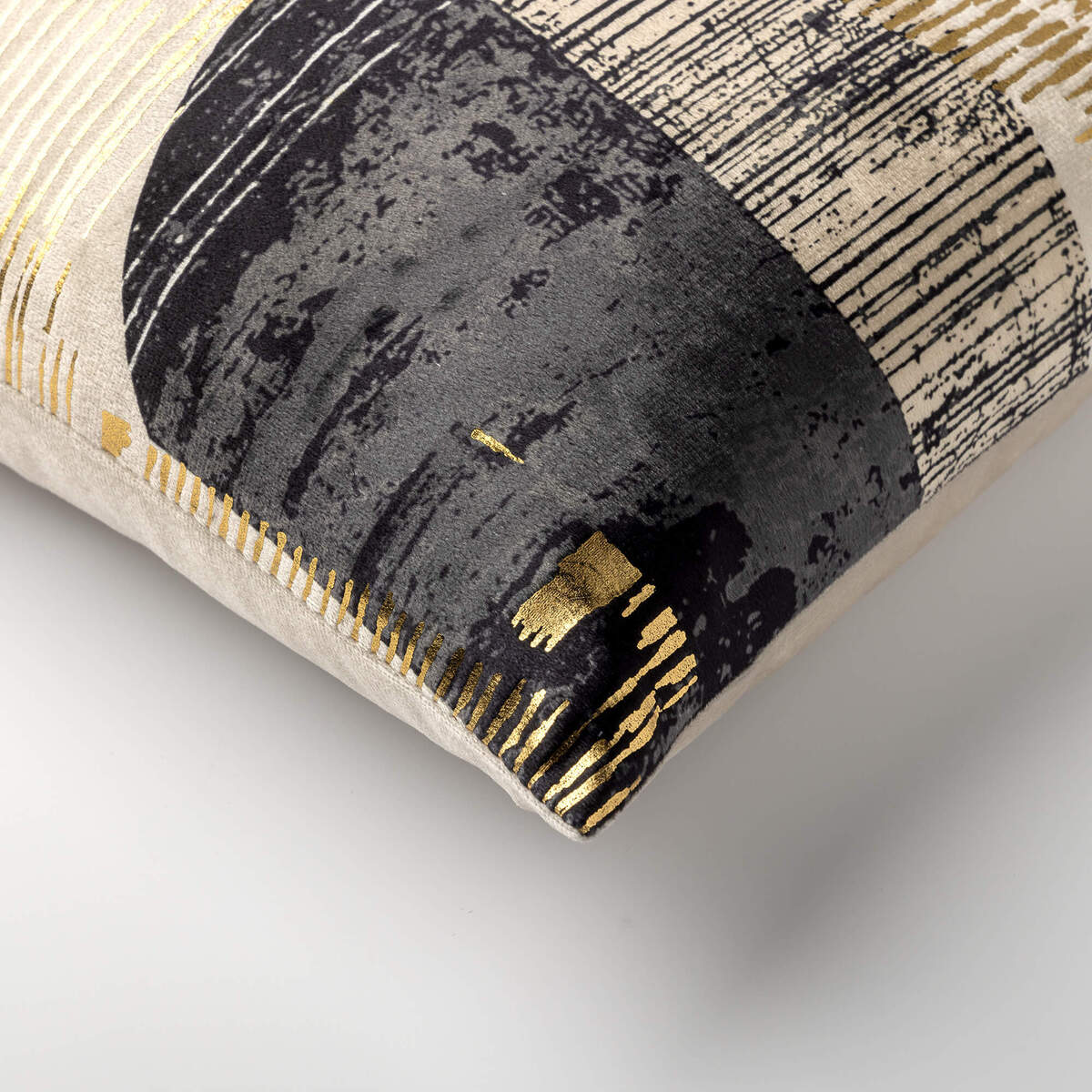 GWEN - sierkussen 30x50 cm - geometrisch - Brazillian Sand - beige