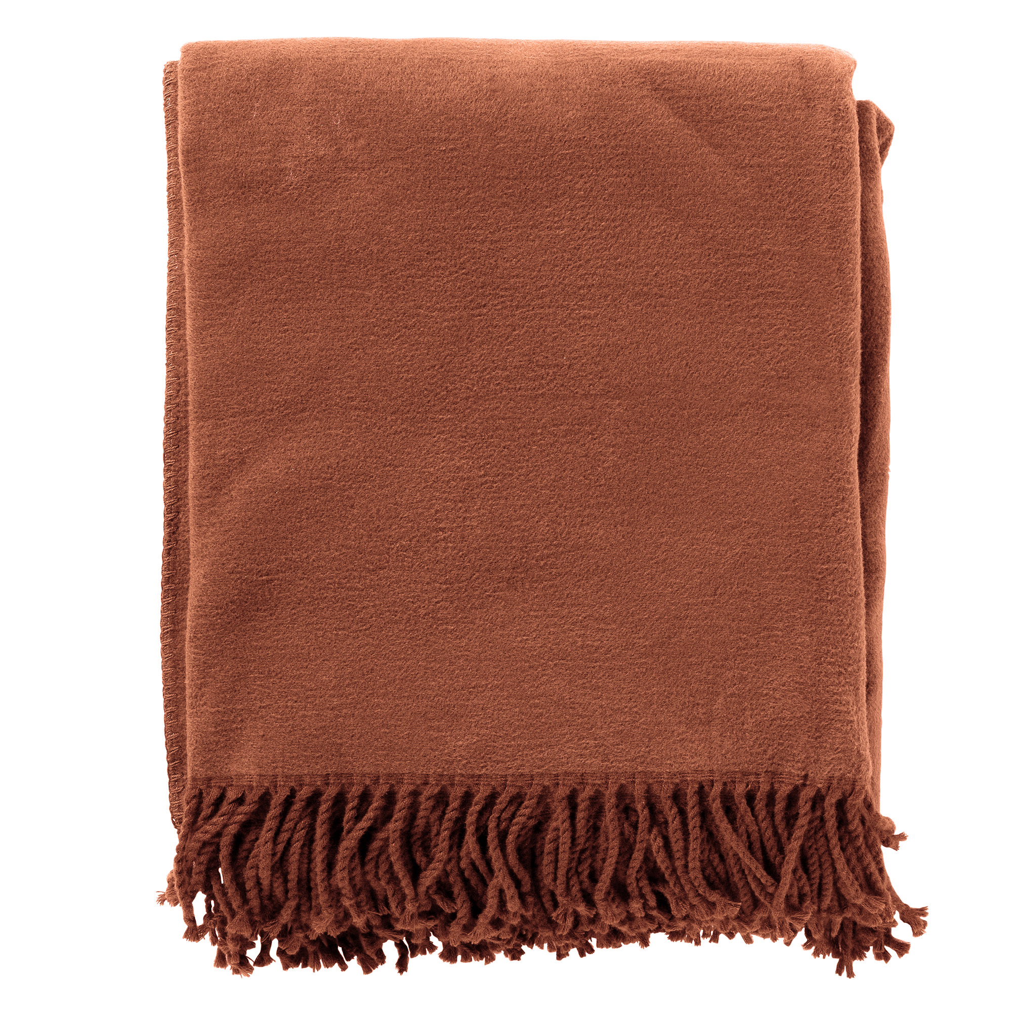 ANNABELLA |  Plaid | 150x200 cm Potters Clay | Oranje | Uni | Hoii | 60% Katoen 40% Acryl