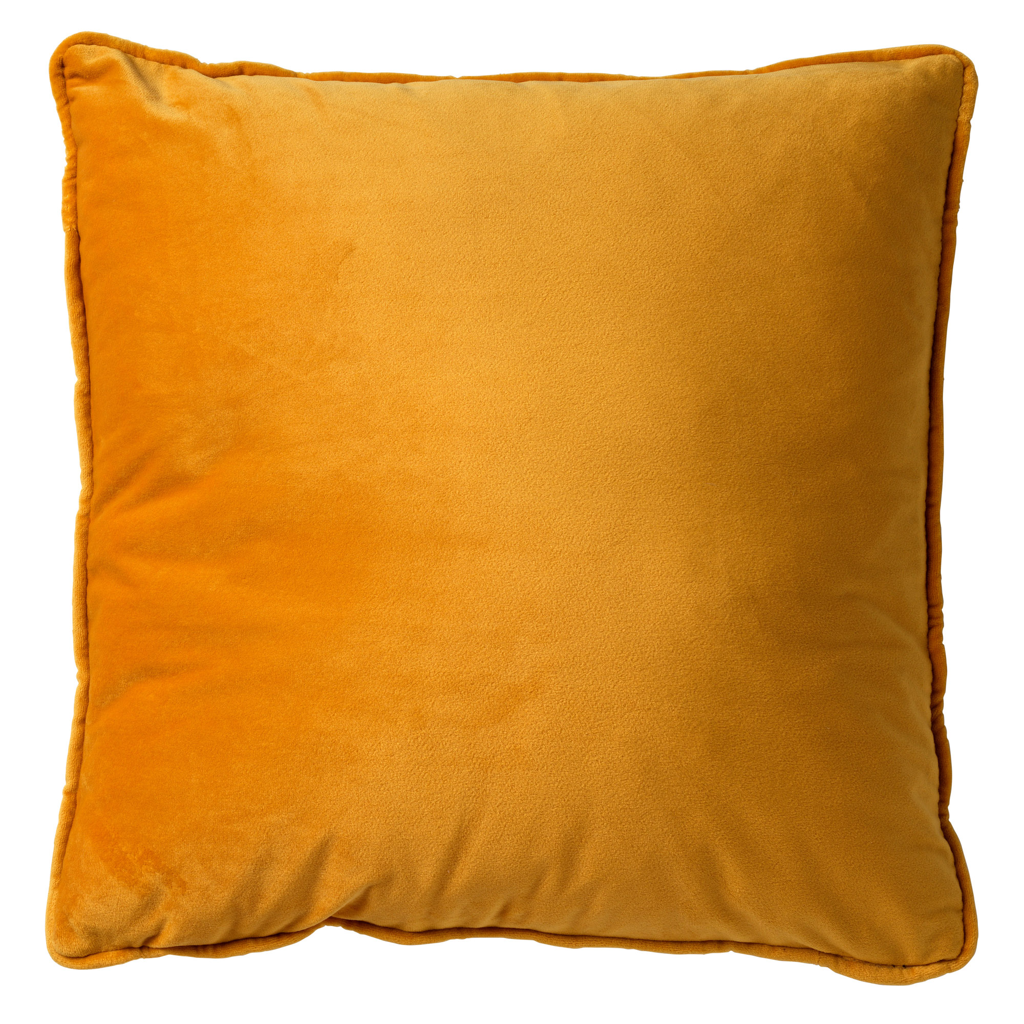 FINNA - Sierkussen 45x45 cm met kussenhoes van 100% gerecycled polyester - Eco Line collectie - Golden Glow - geel