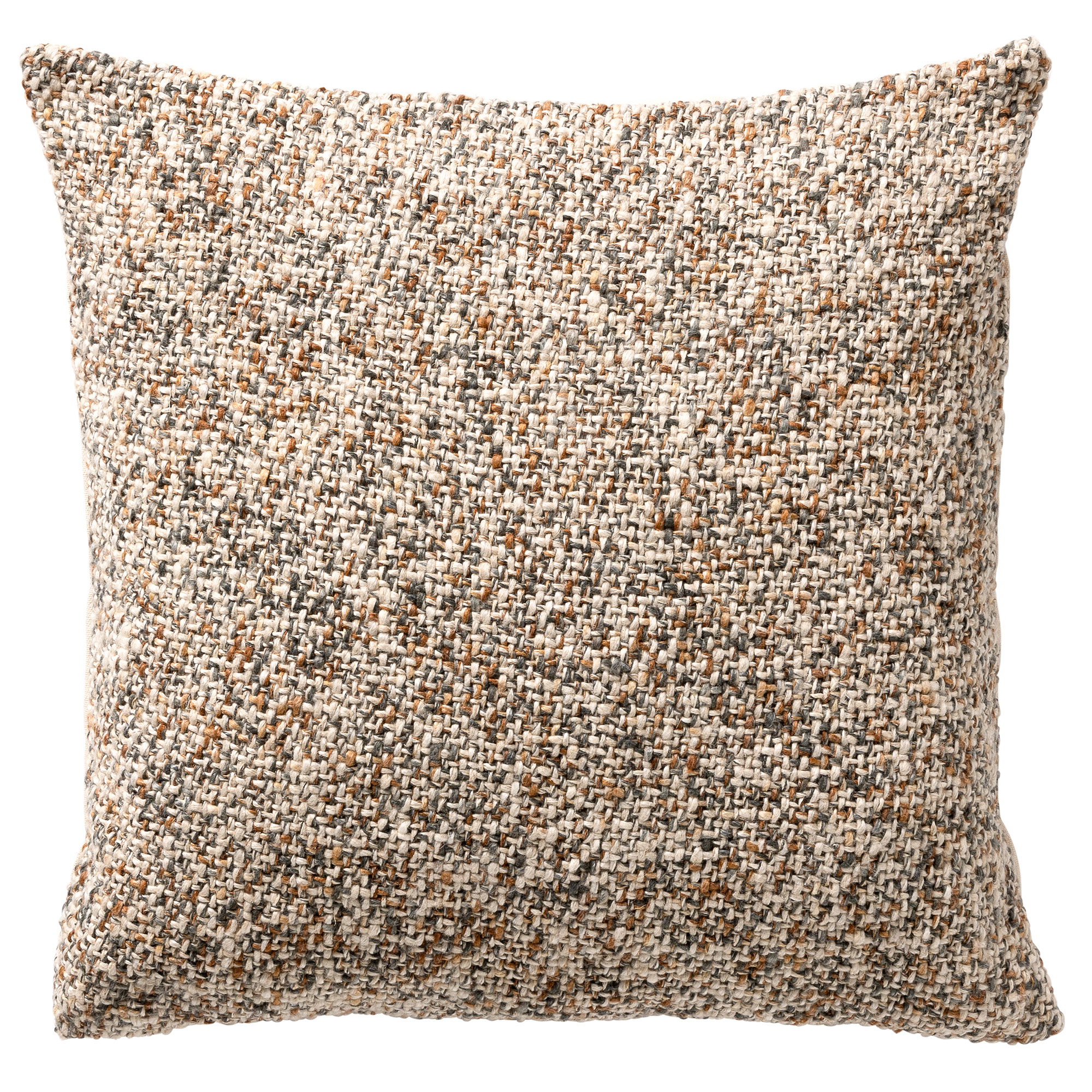 JOEY - Sierkussen 45x45 cm - met kussenhoes van 70% gereclycled katoen - Charcoal Gray