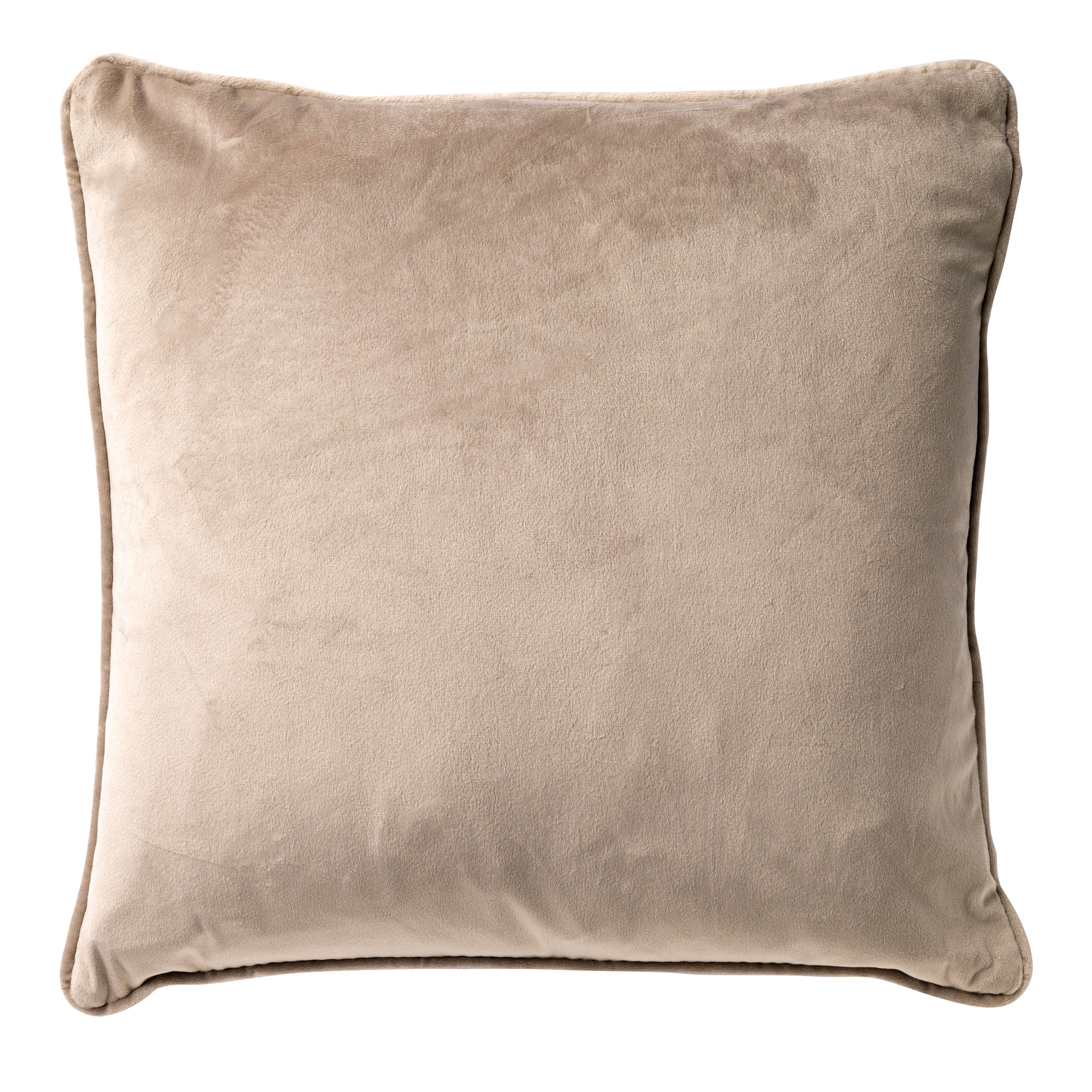 FINNA - Sierkussen 45x45 cm met kussenhoes van 100% gerecycled polyester - Eco Line collectie - Pumice Stone - beige