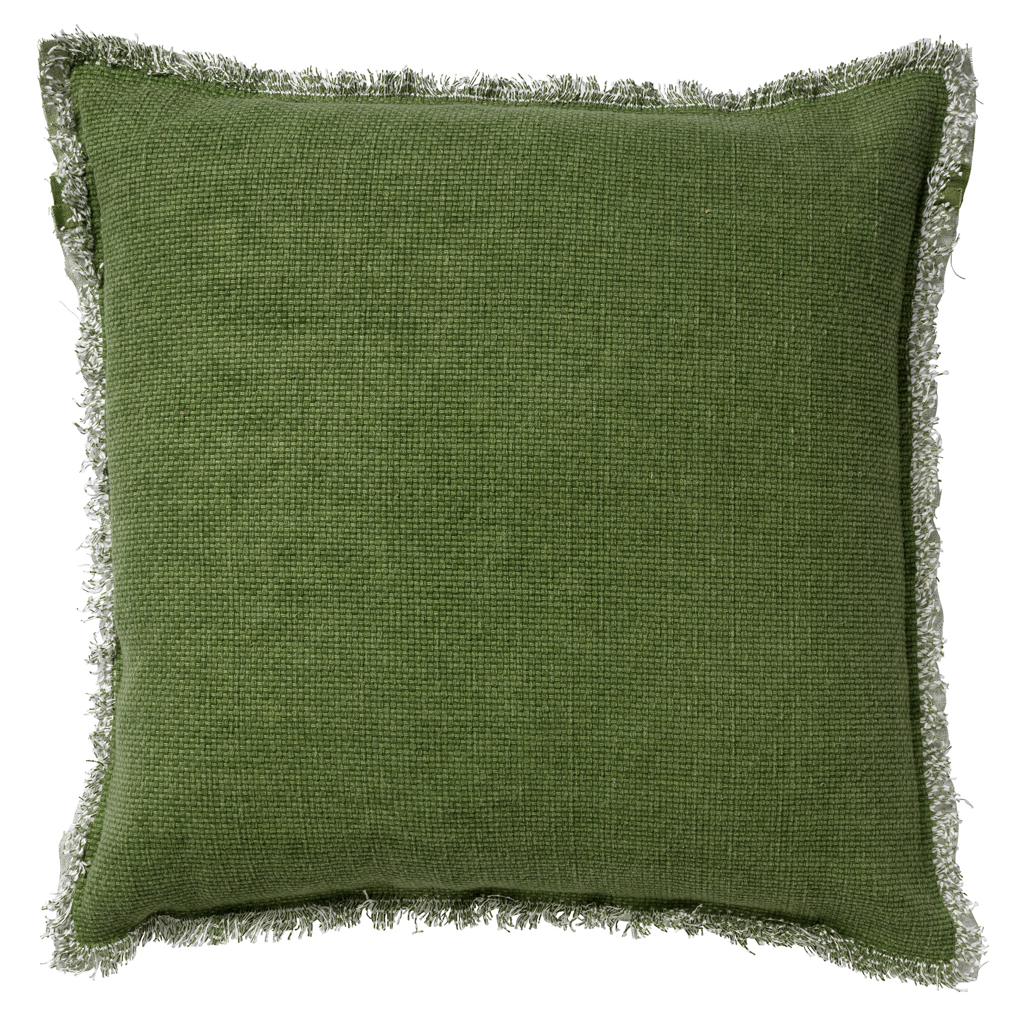 BURTO - Sierkussen 60x60 cm - gewassen katoen - Calliste Green - groen